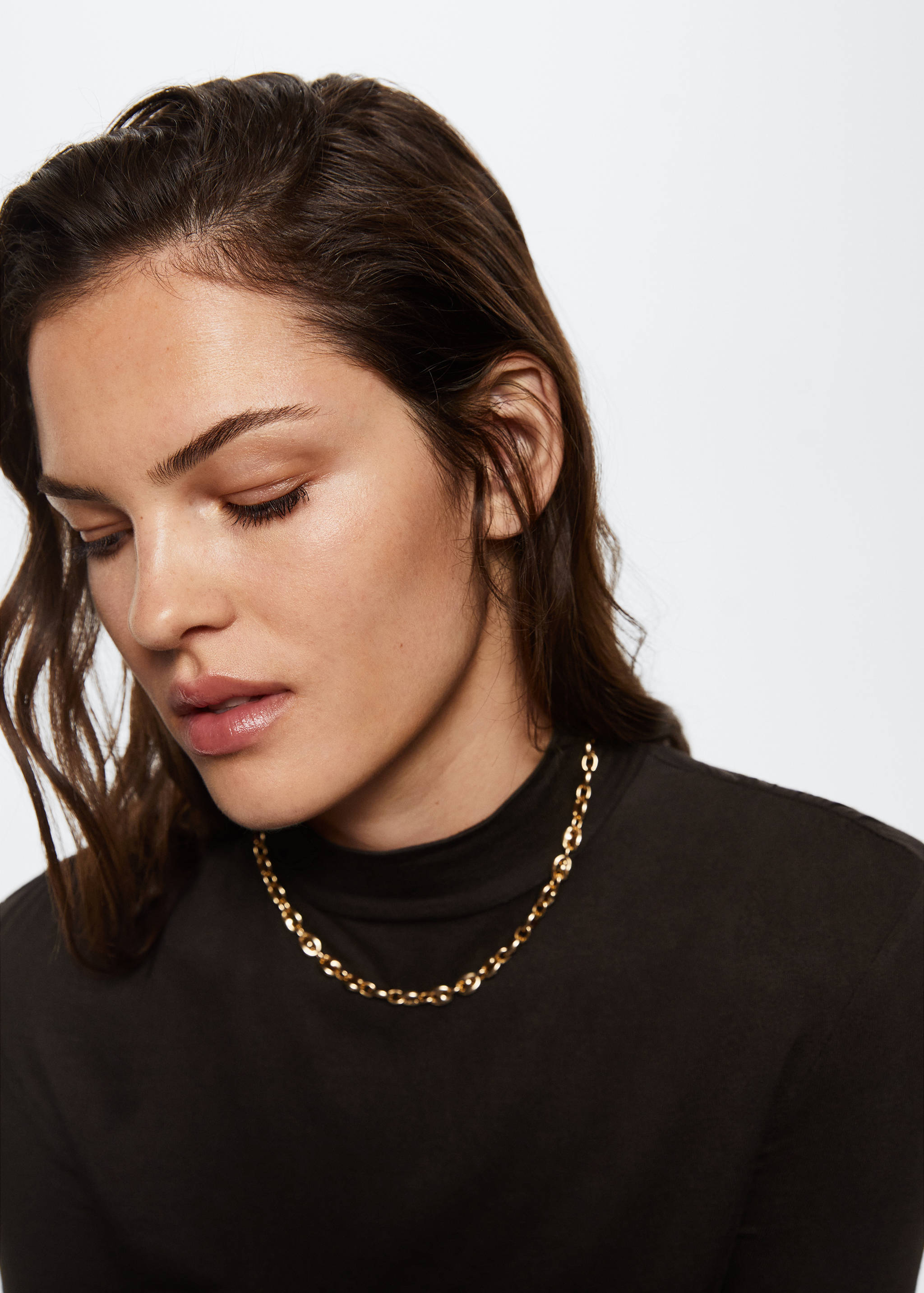 Turtleneck long-sleeved t-shirt - Details of the article 2