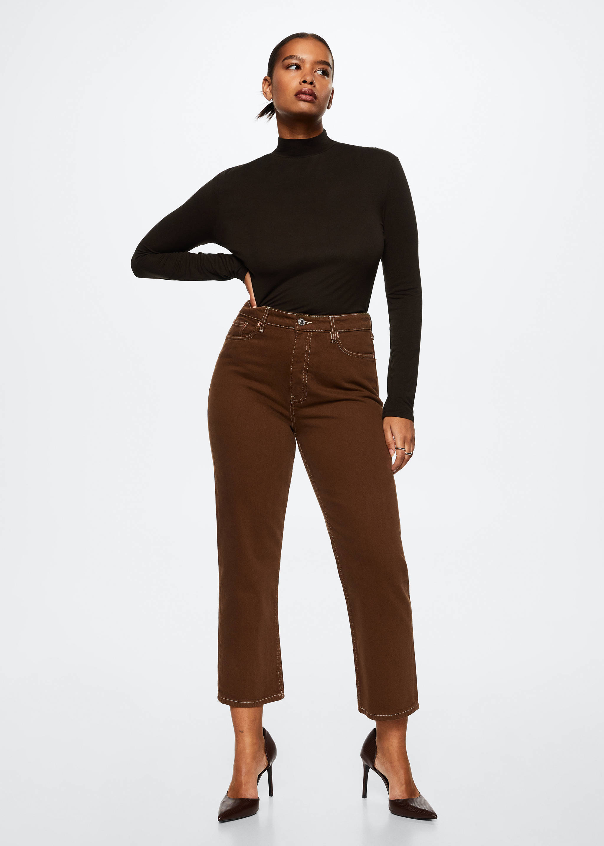 Turtleneck long-sleeved t-shirt - Details of the article 3