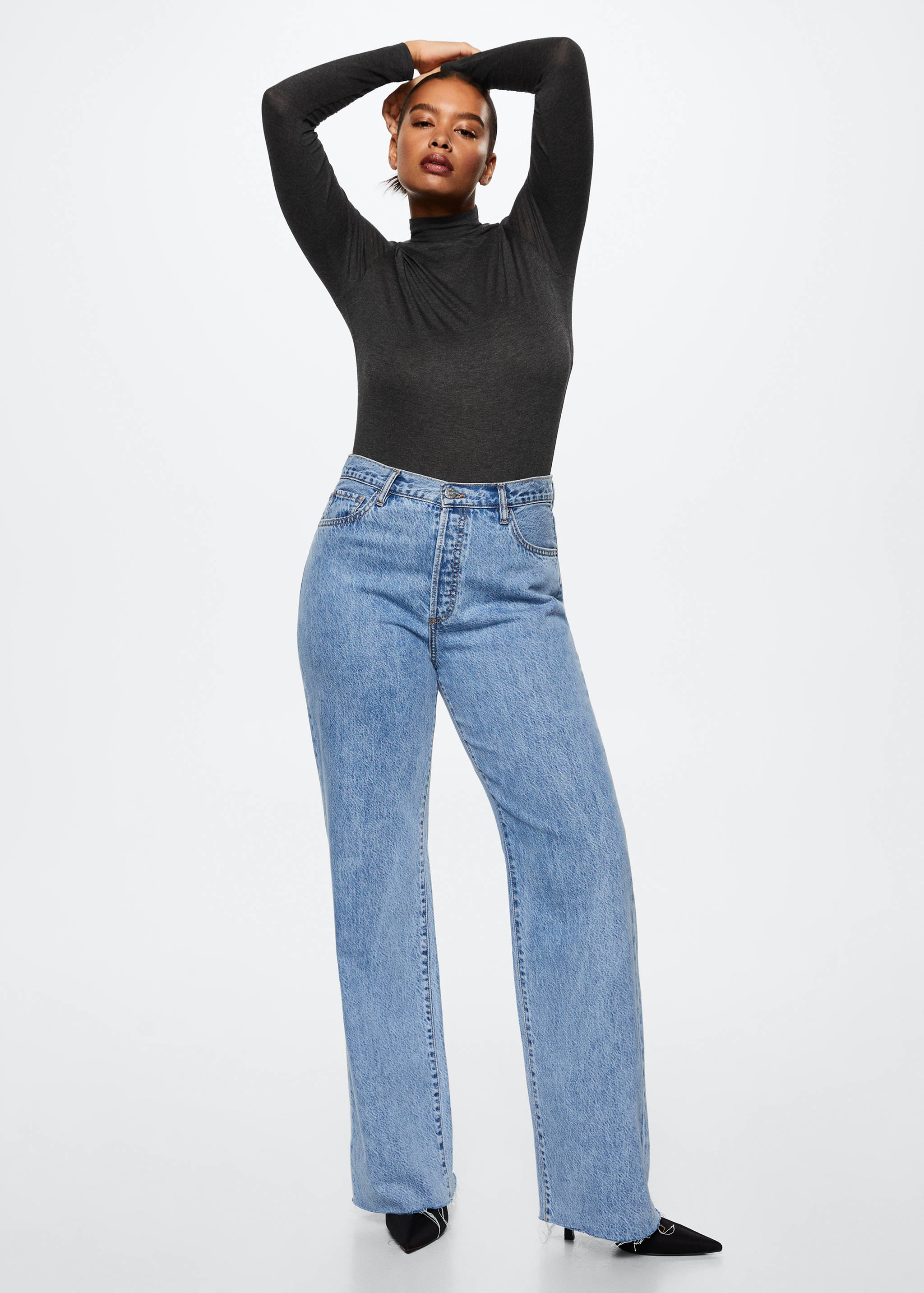 Turtleneck long-sleeved t-shirt - Details of the article 4