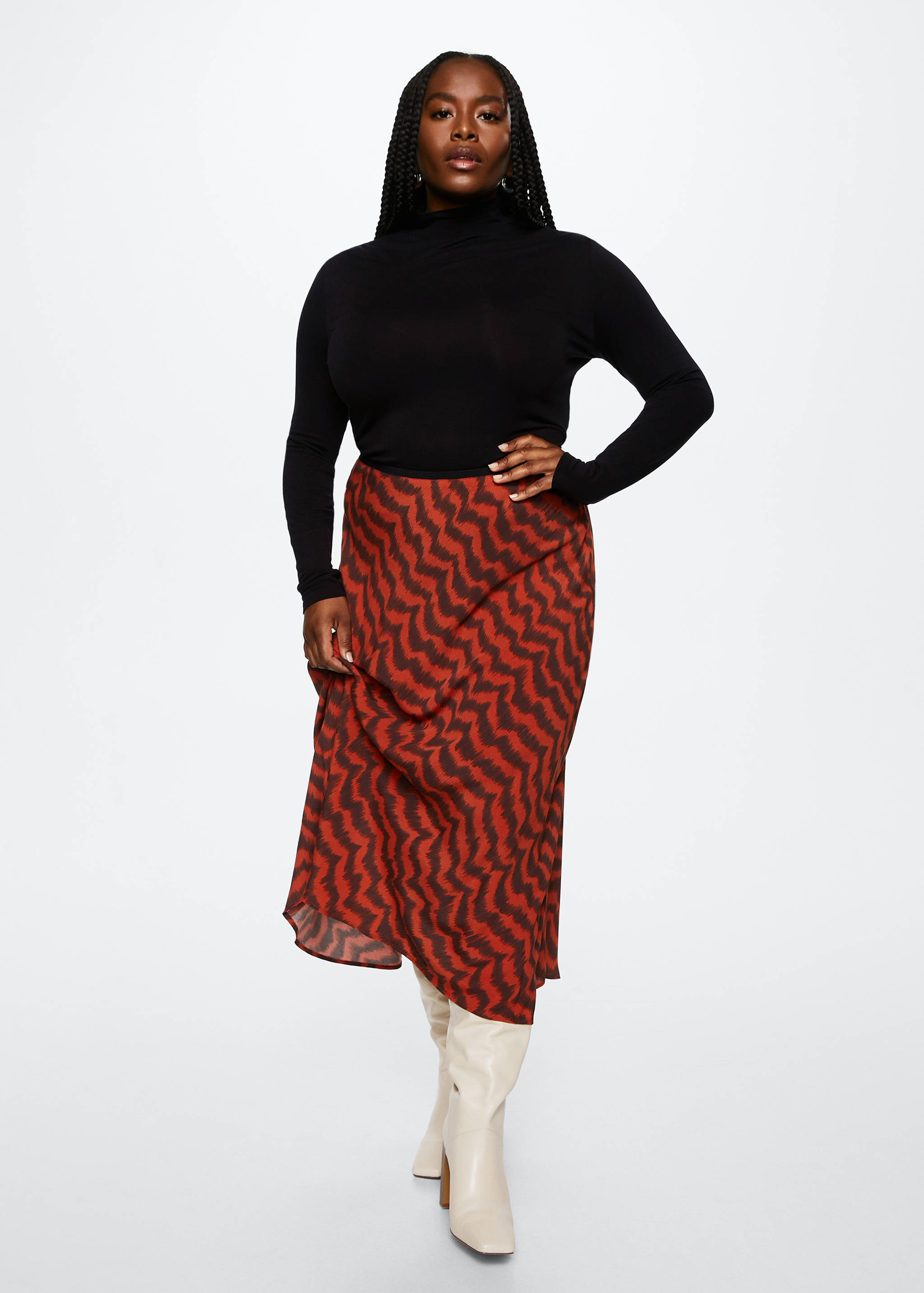 Turtleneck long-sleeved t-shirt - Details of the article 3