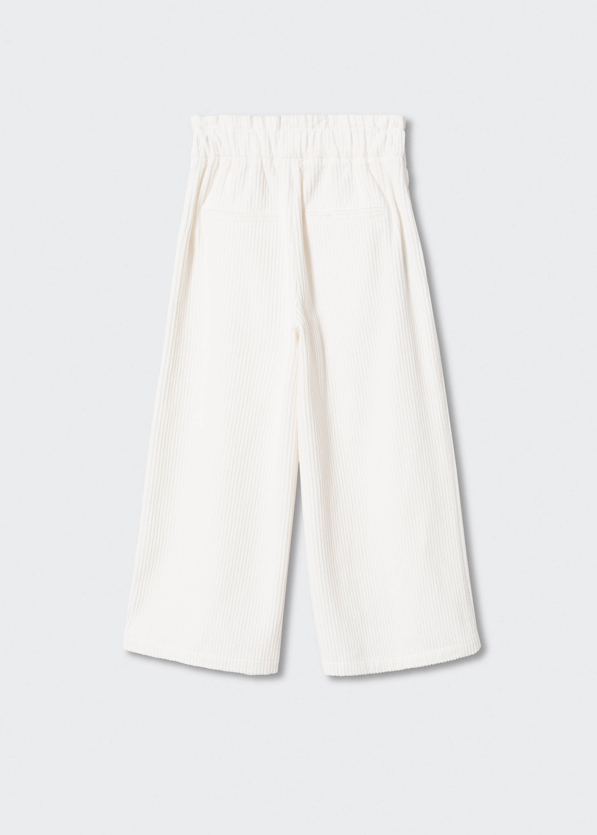 Corduroy culotte trousers - Reverse of the article