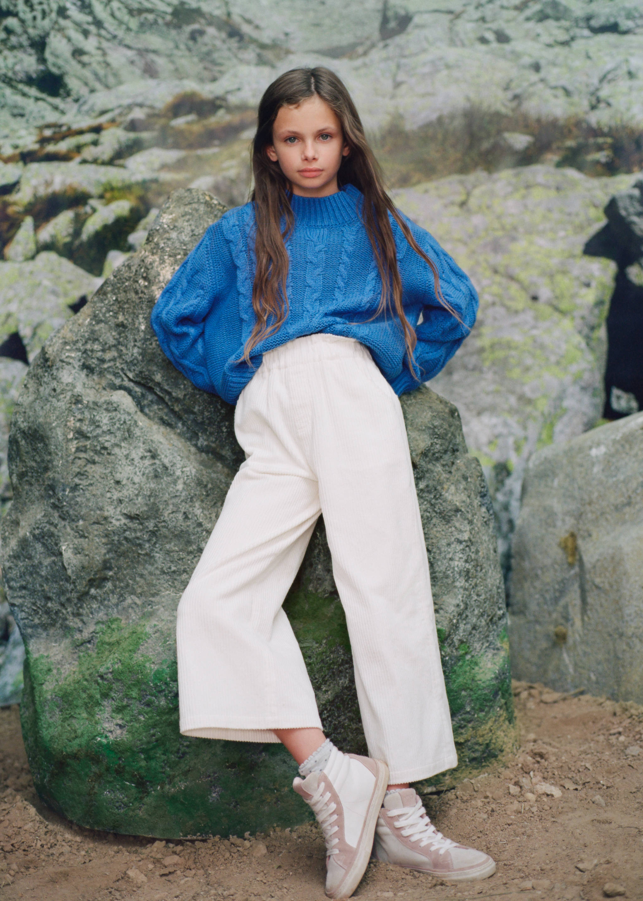 Corduroy culotte trousers - Details of the article 7