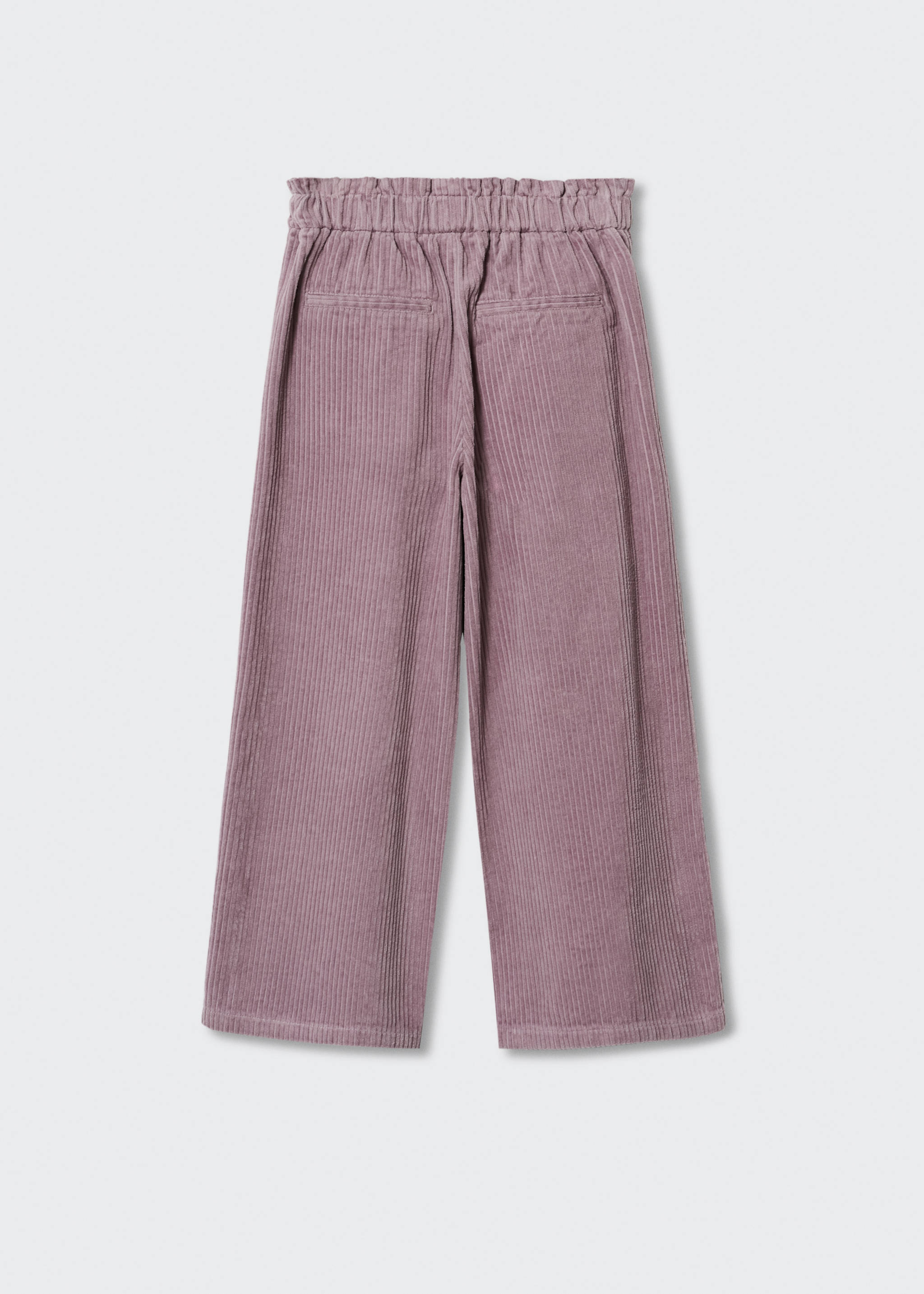 Corduroy culotte trousers - Reverse of the article