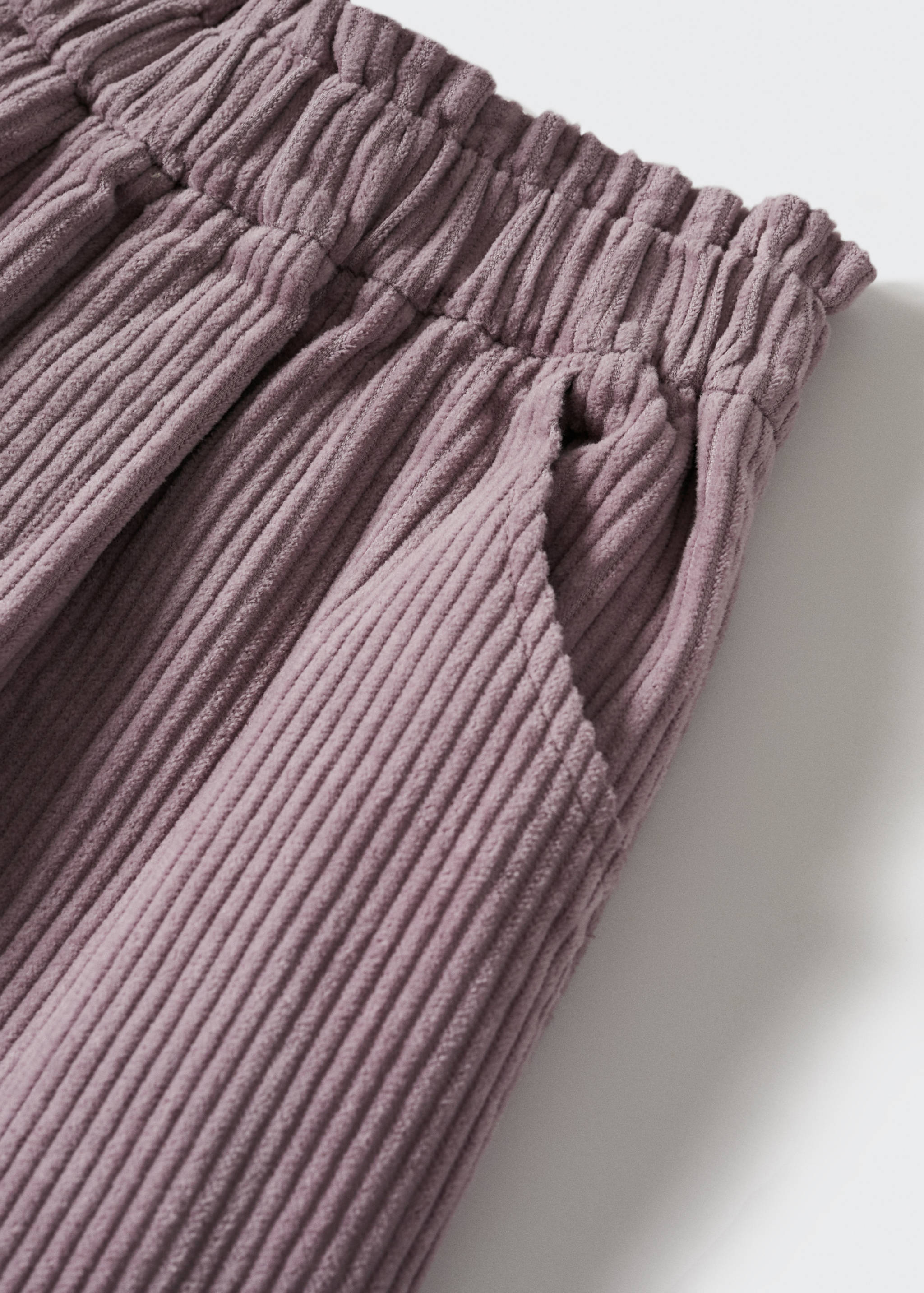 Corduroy culotte trousers - Details of the article 8