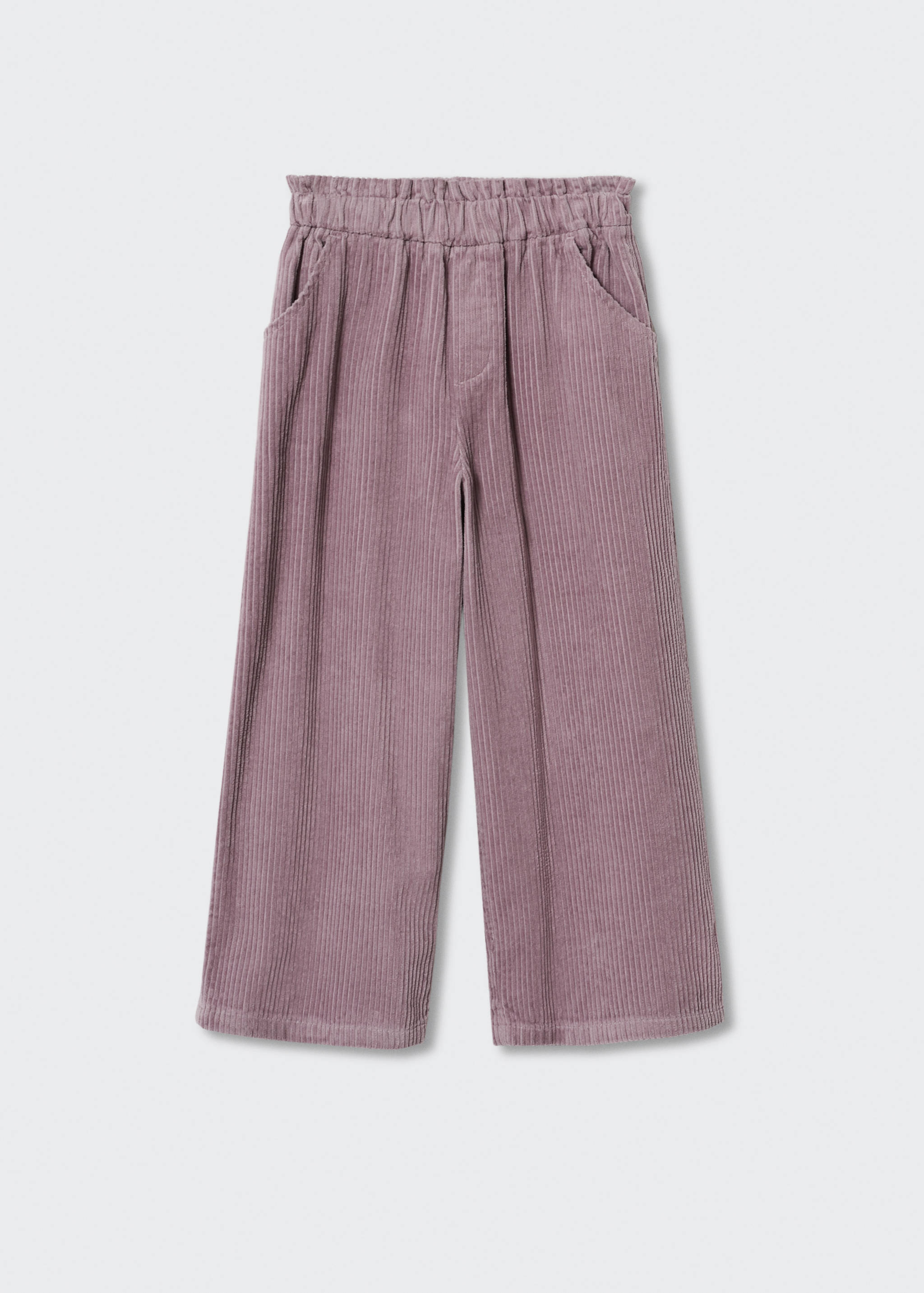 Corduroy culotte trousers - Article without model