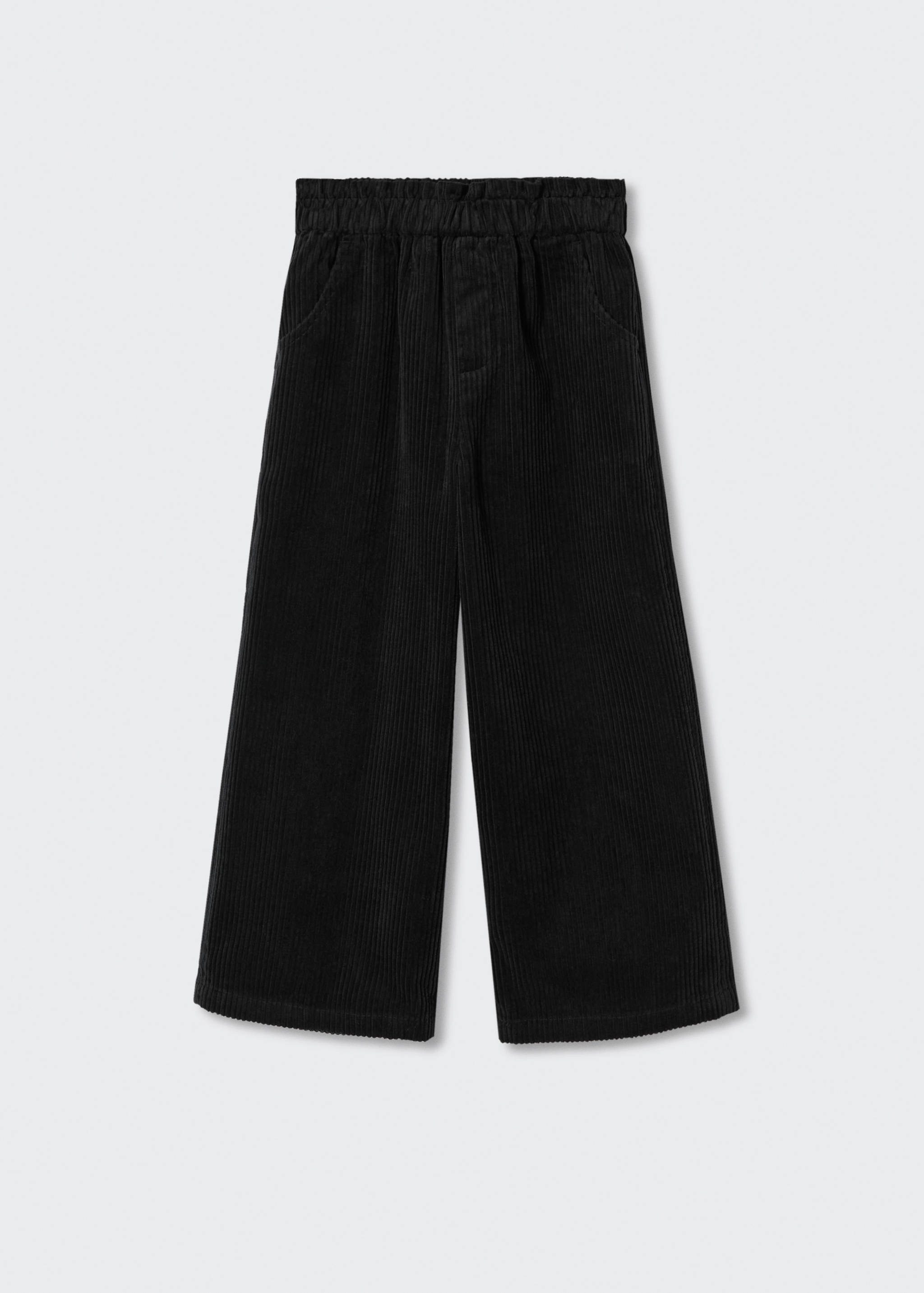 Corduroy culotte trousers - General plane