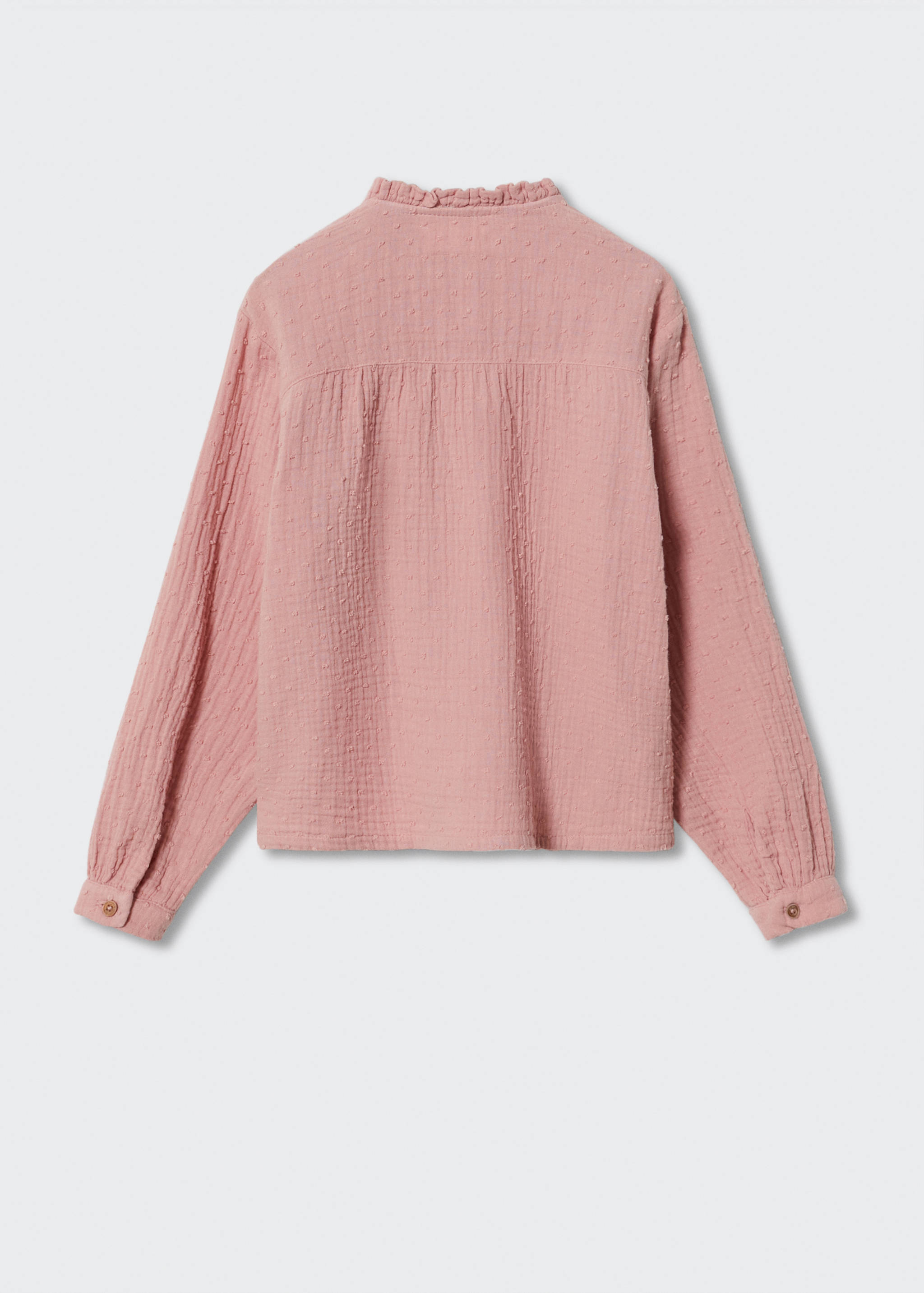 Plumeti cotton blouse - Reverse of the article