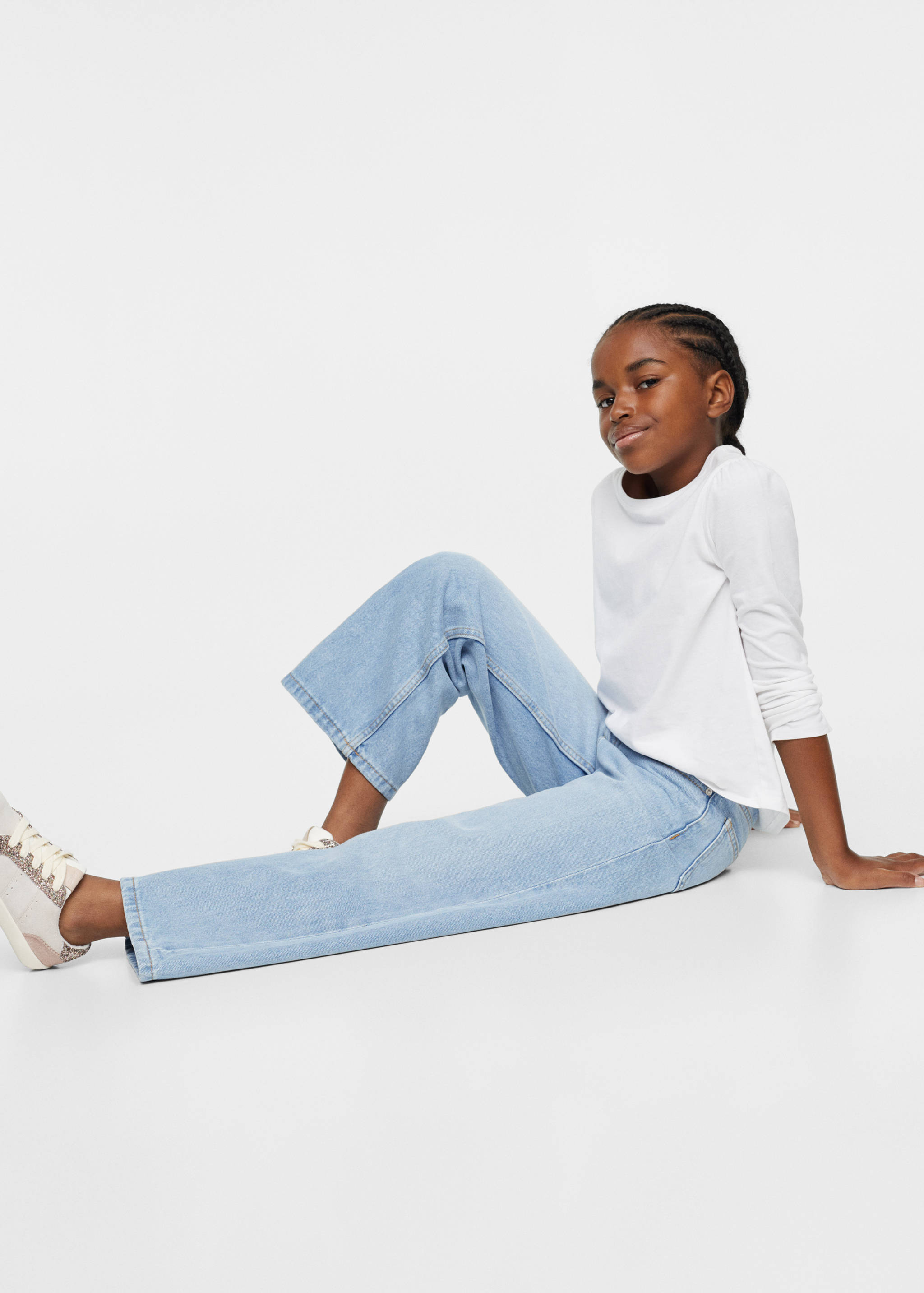 Jeans wide leg - Medium plane