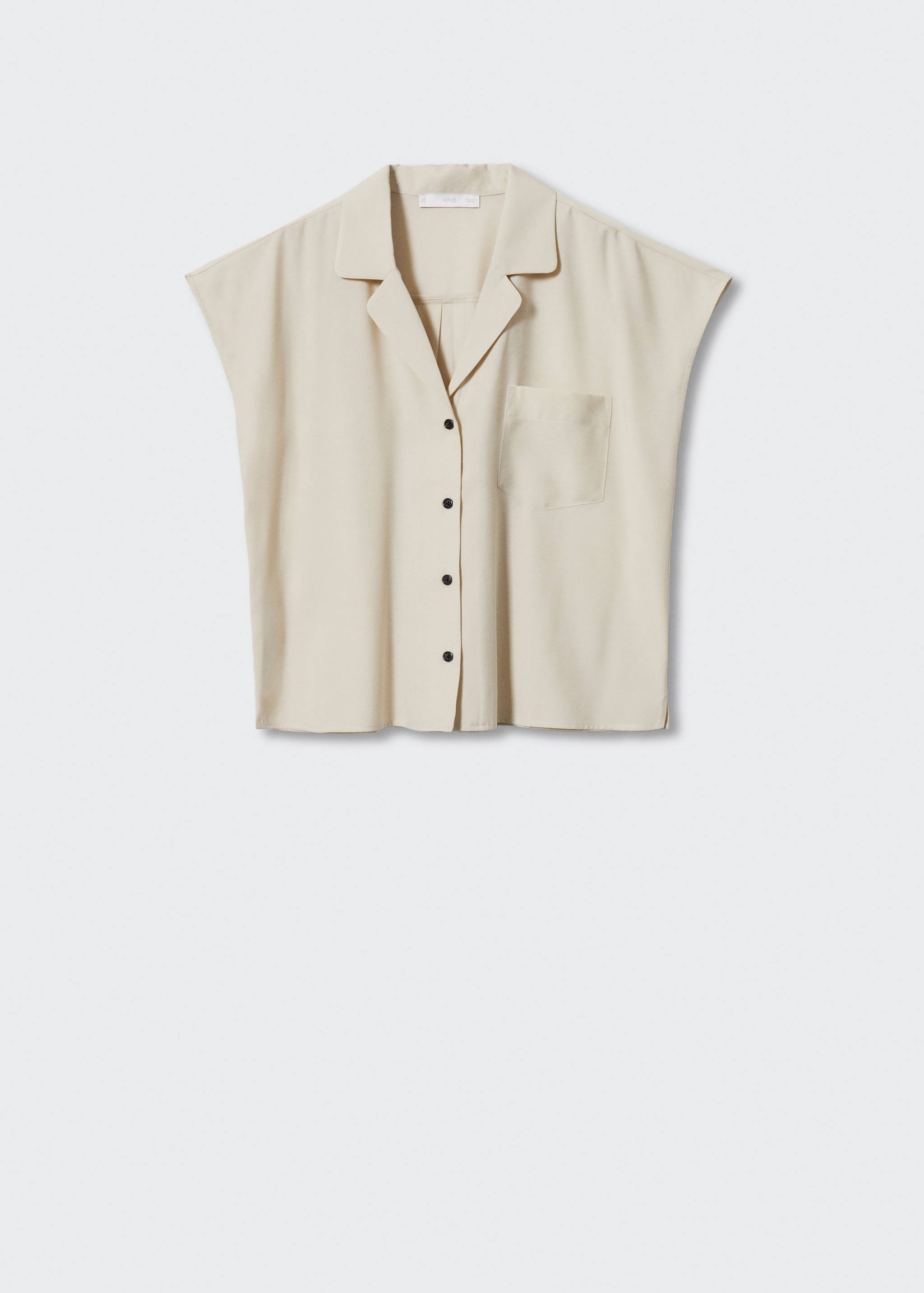 Camisa fluida butxaca - Article sense model