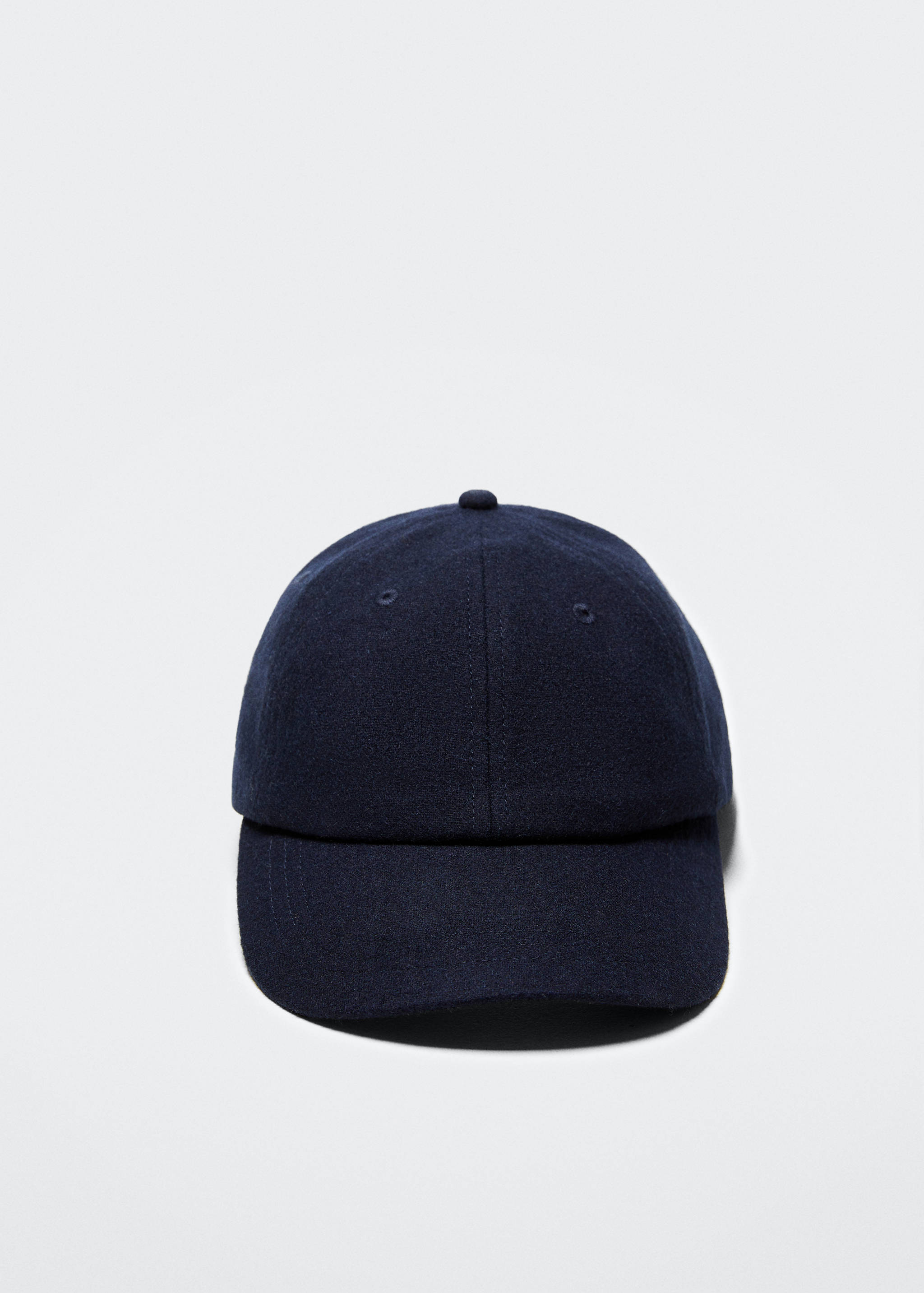 Wool-blend baseball cap - Medium plane