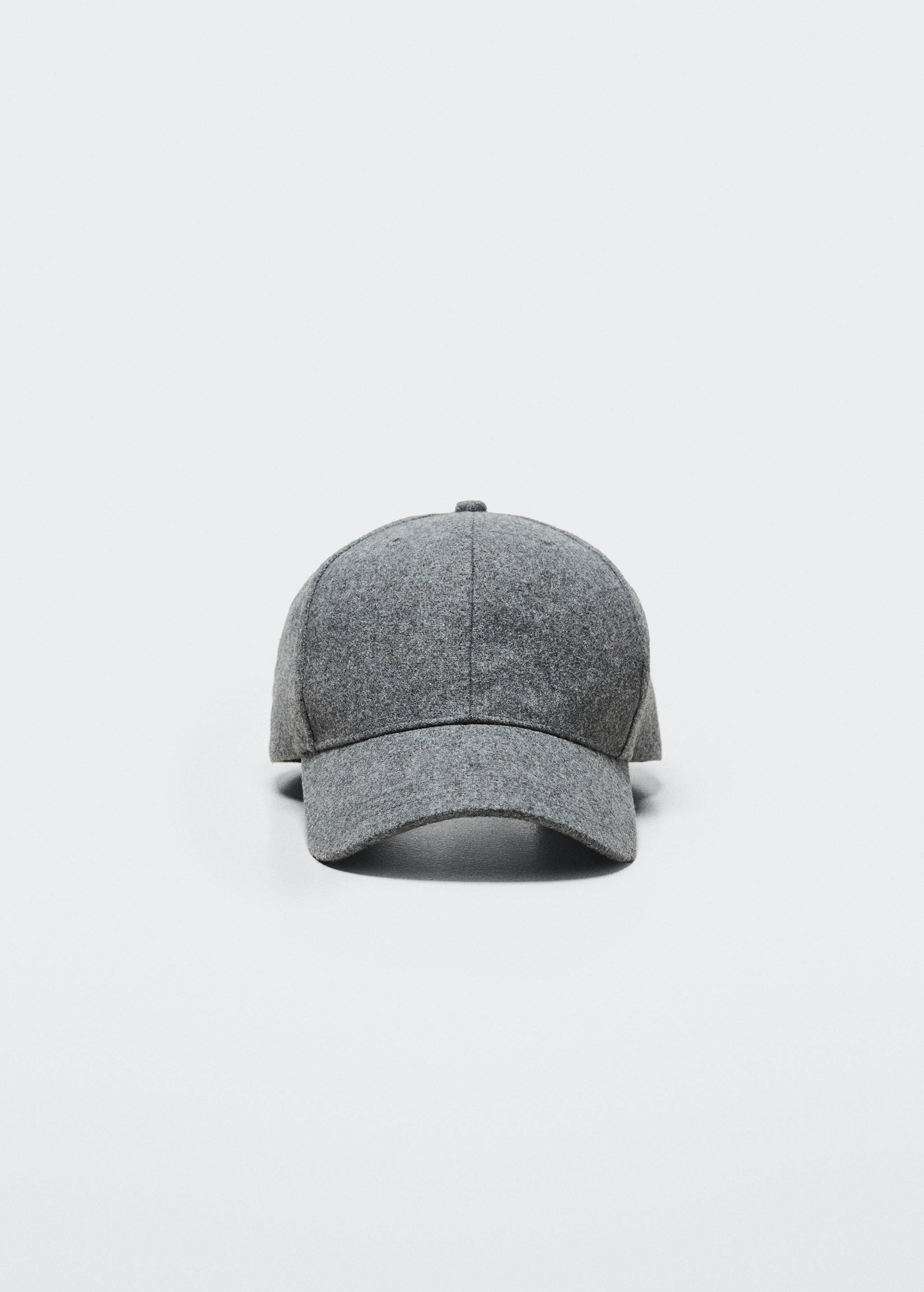 Wool-blend baseball cap - Medium plane