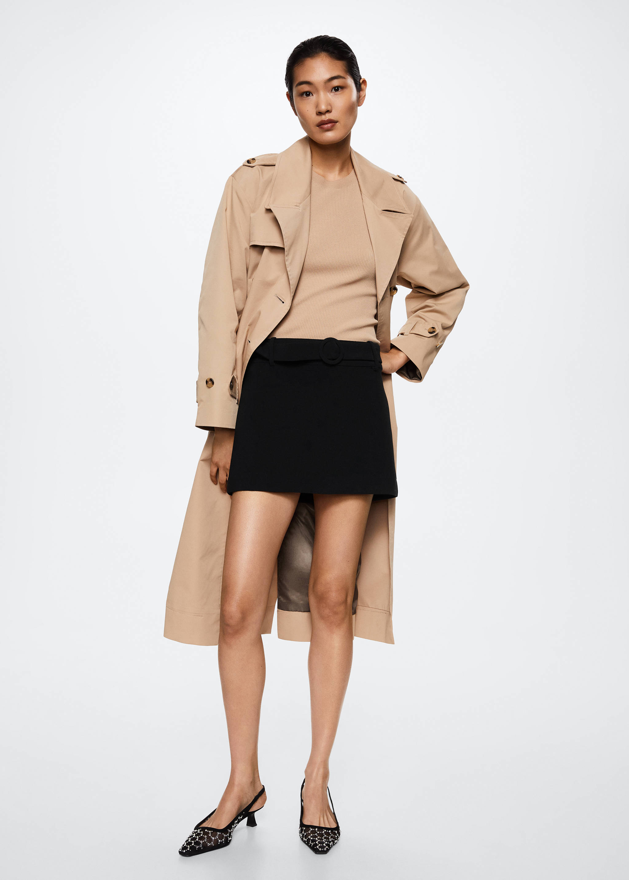 Minifalda cinturón - Plano general