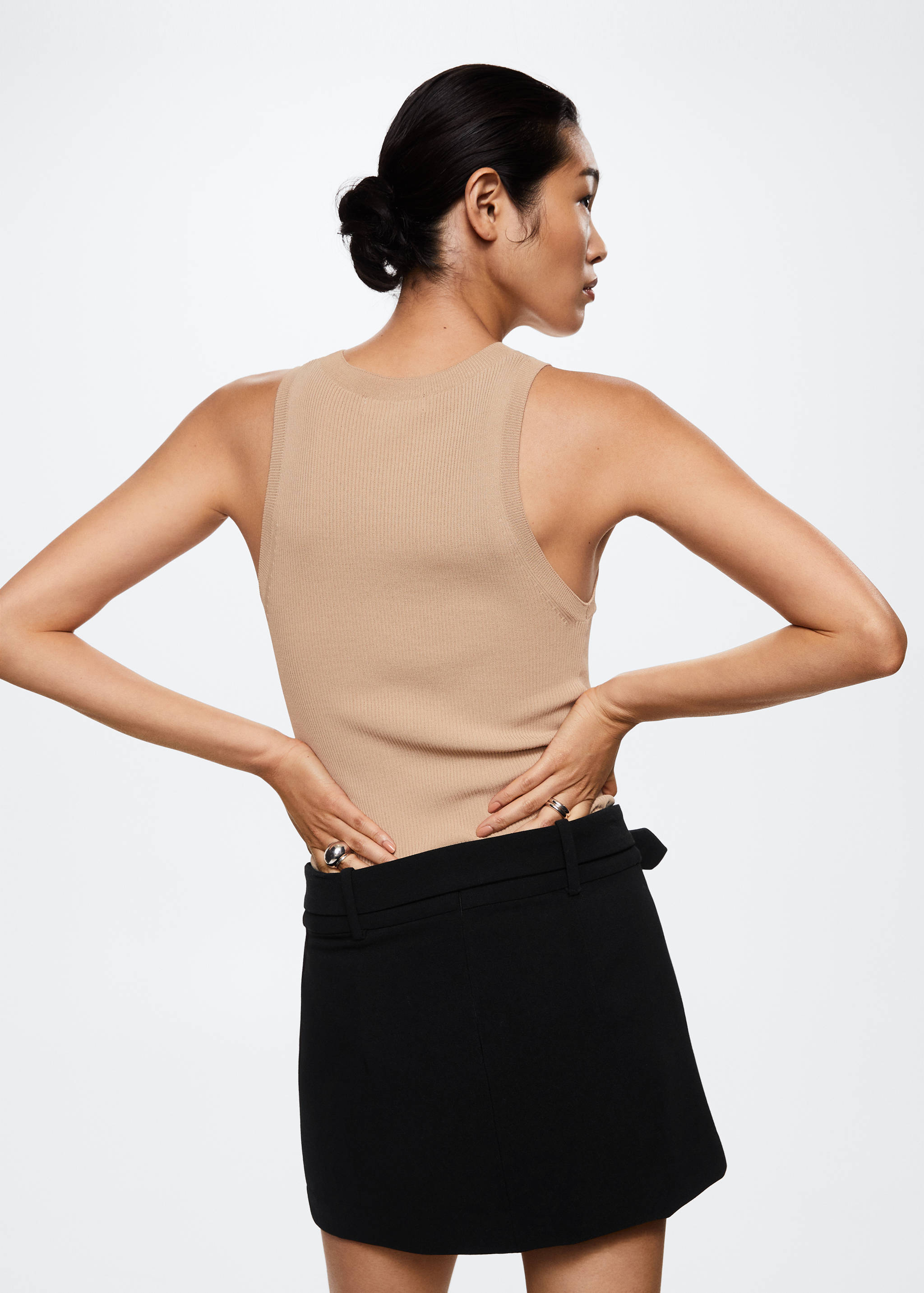 Minifalda cinturón - Reverso del artículo