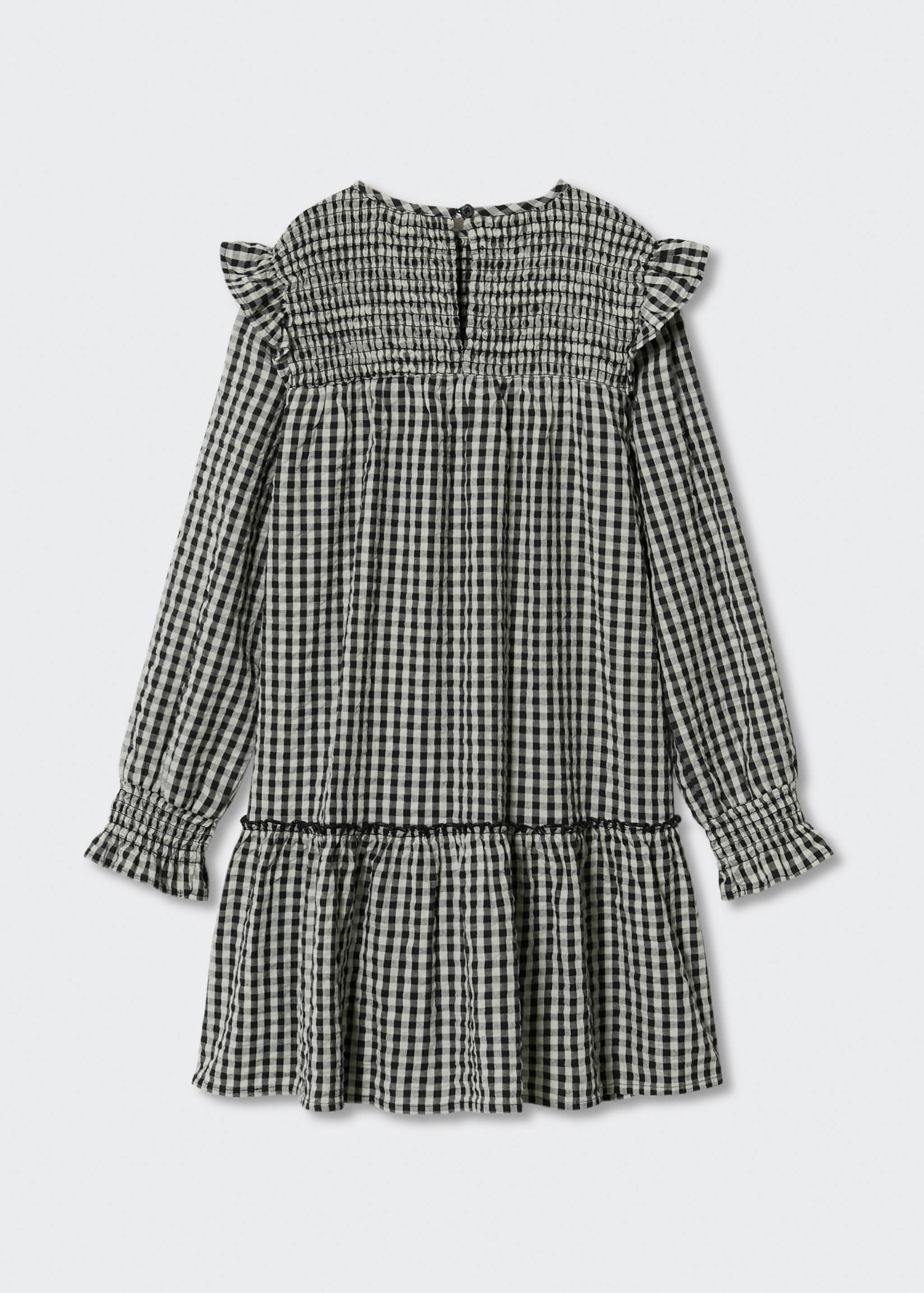 Gingham check dress - Reverse of the article