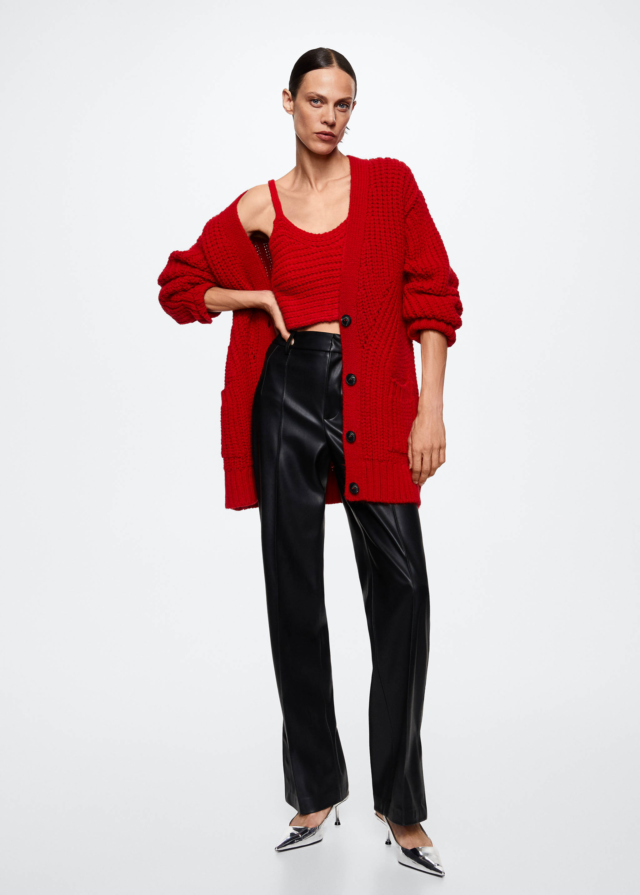 Top maille bretelles - Plan général