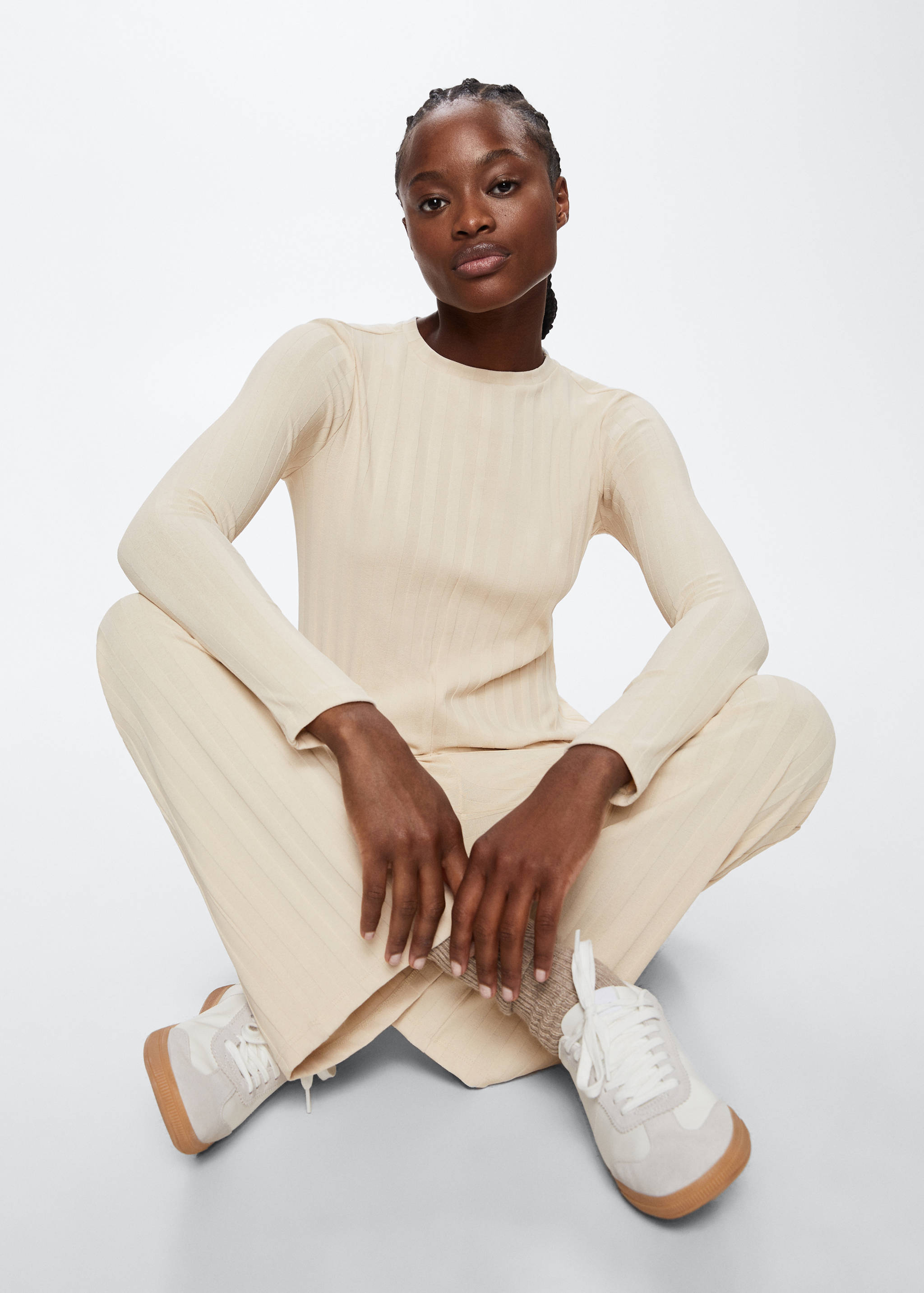 Ausgestellte Strickhose - Detail des Artikels 2