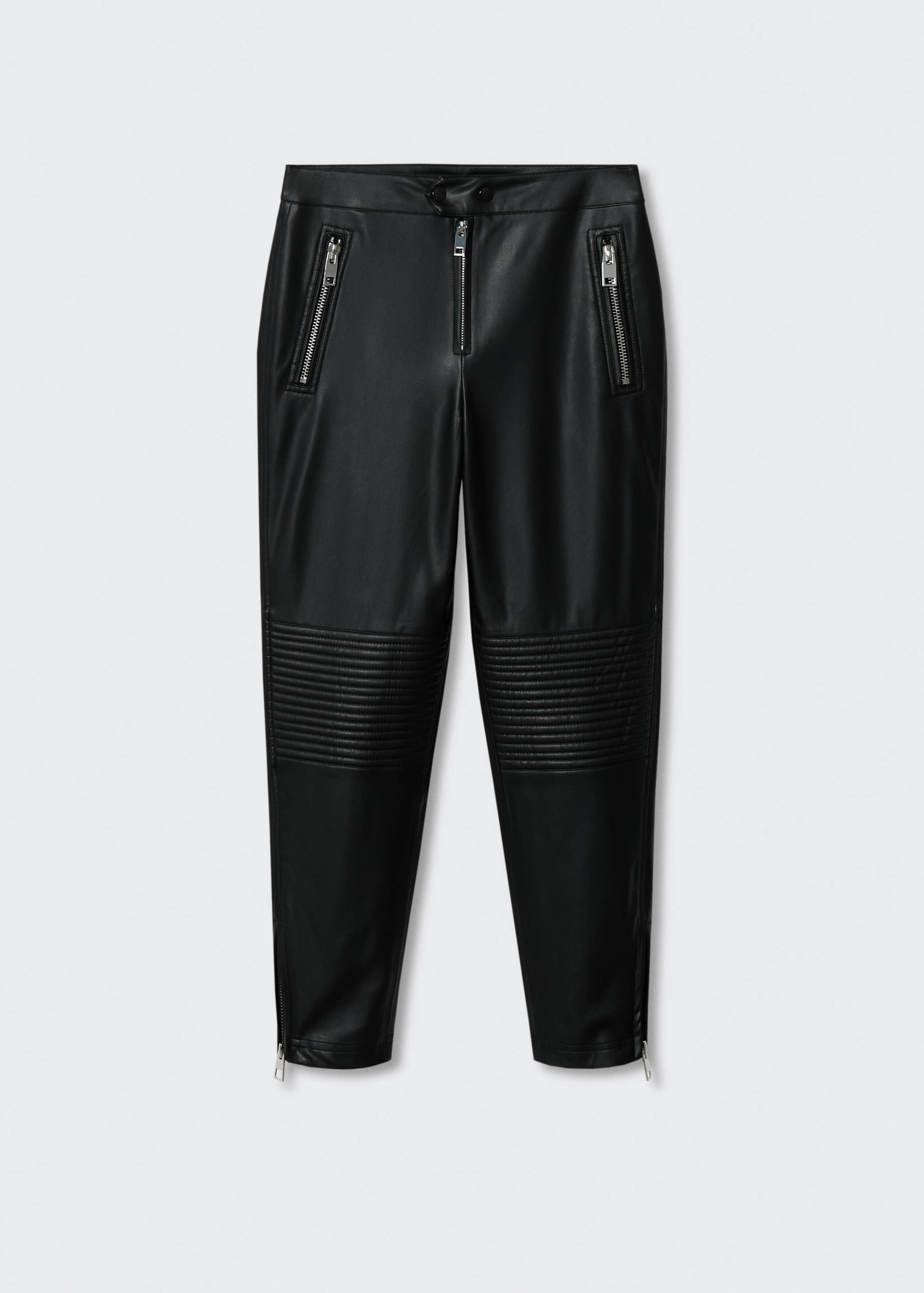 Leather-effect skinny trousers - Article without model