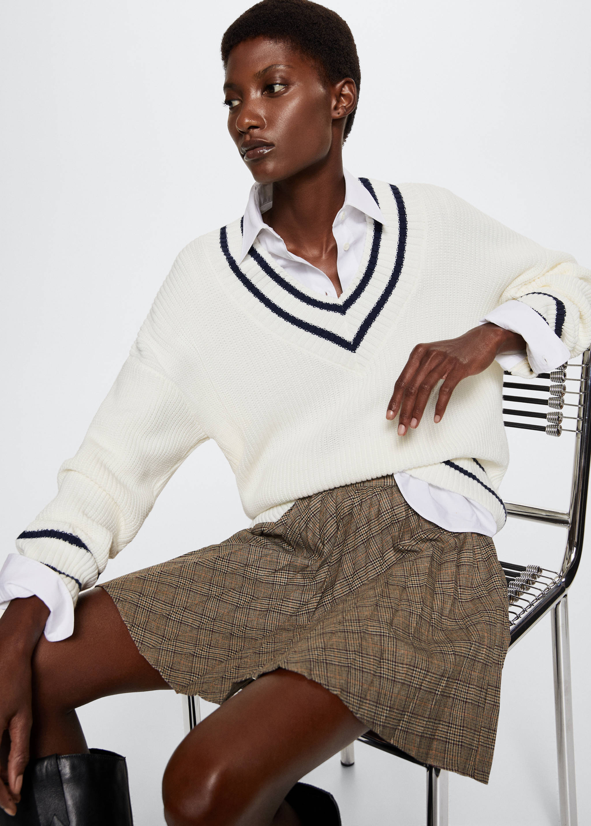 Rutig kjol med motveck - Detaljer om artikeln 2