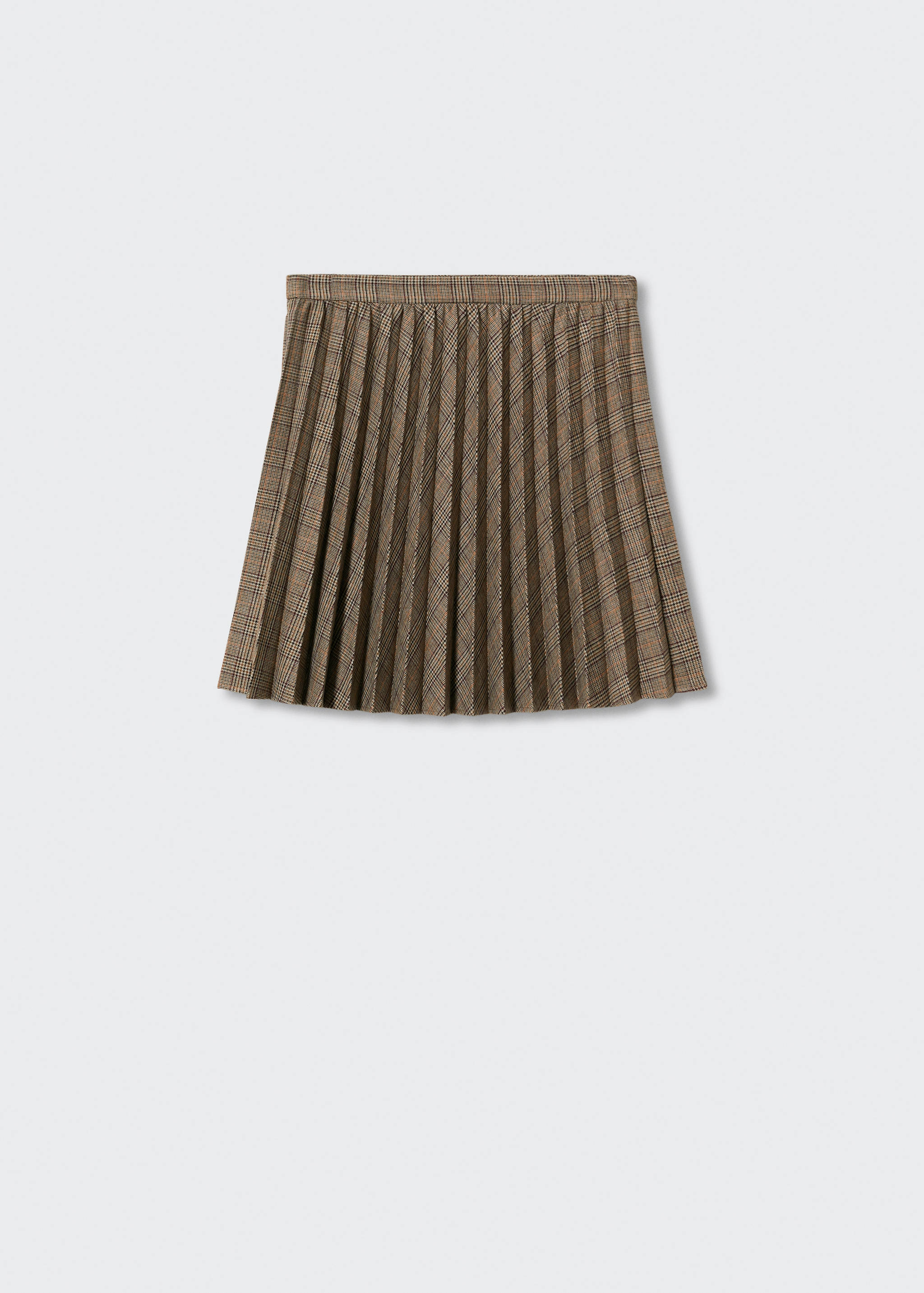 Rutig kjol med motveck - Artikel utan modell