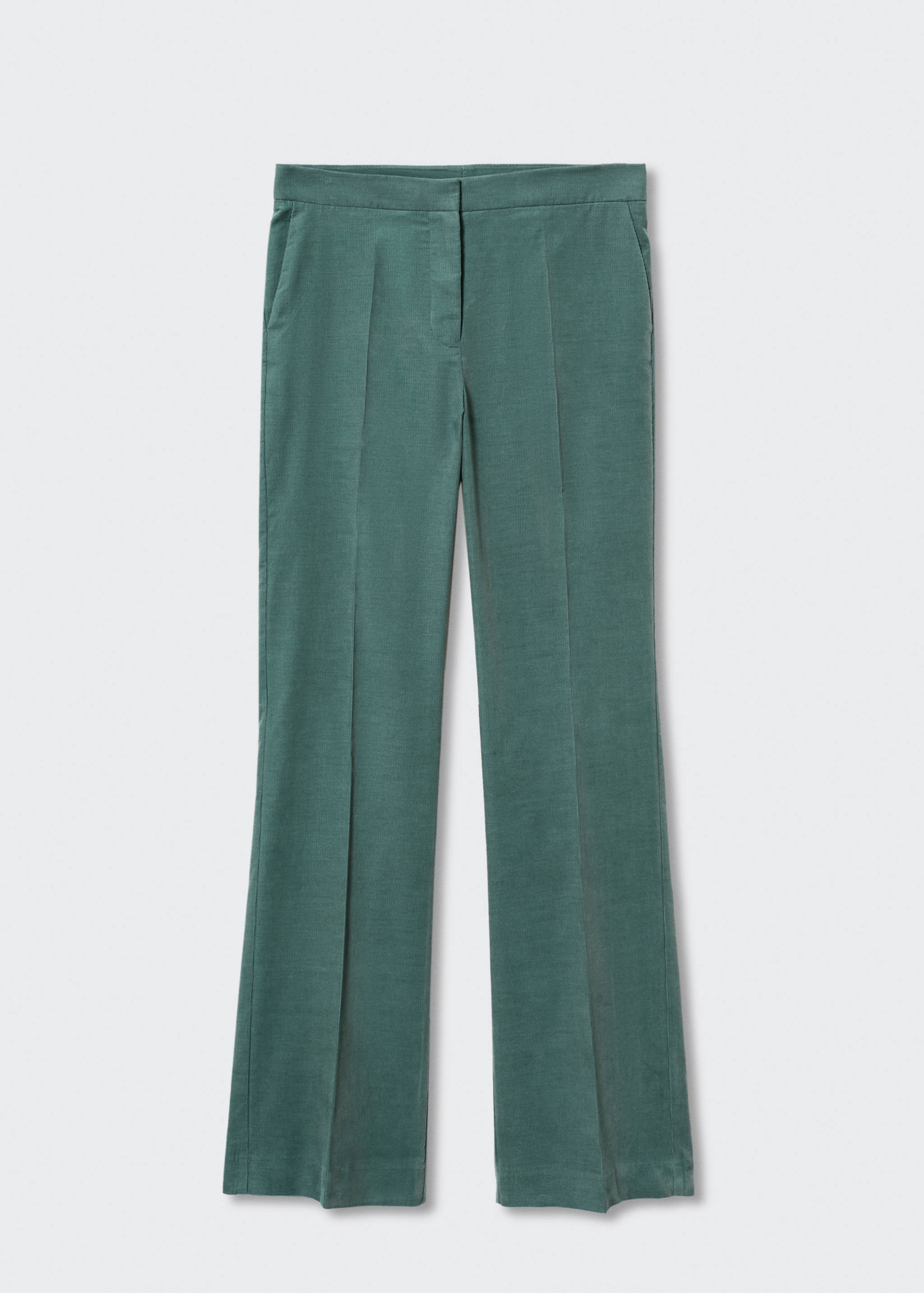 Corduroy straight trousers - Article without model