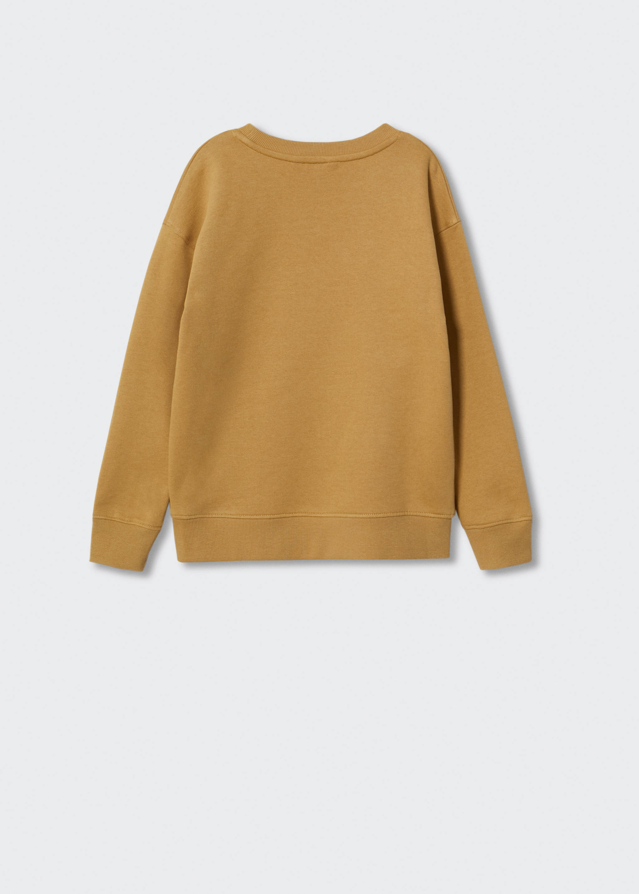 Tryckt collegetröja bomull - Artikelns baksida