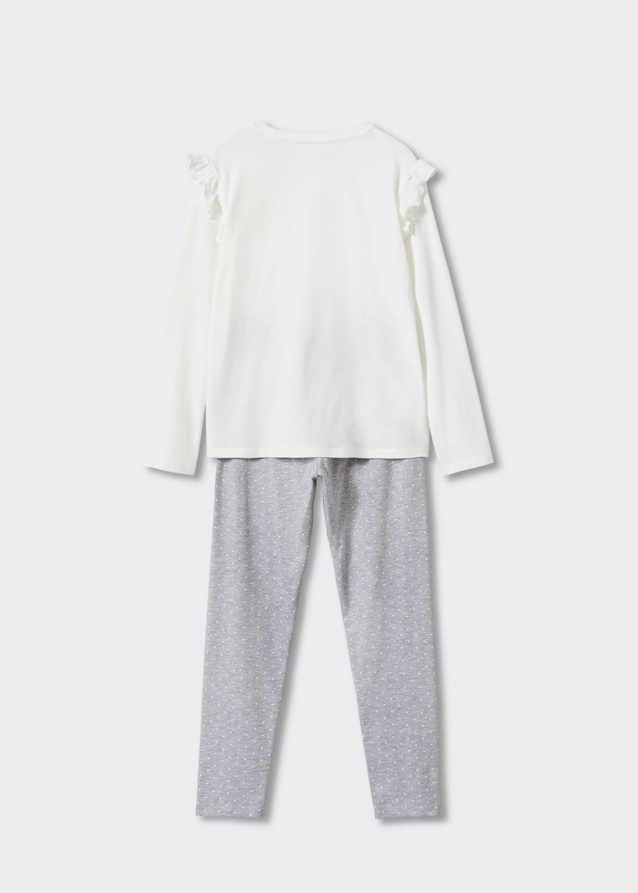 Printed long pyjamas - Reverse of the article