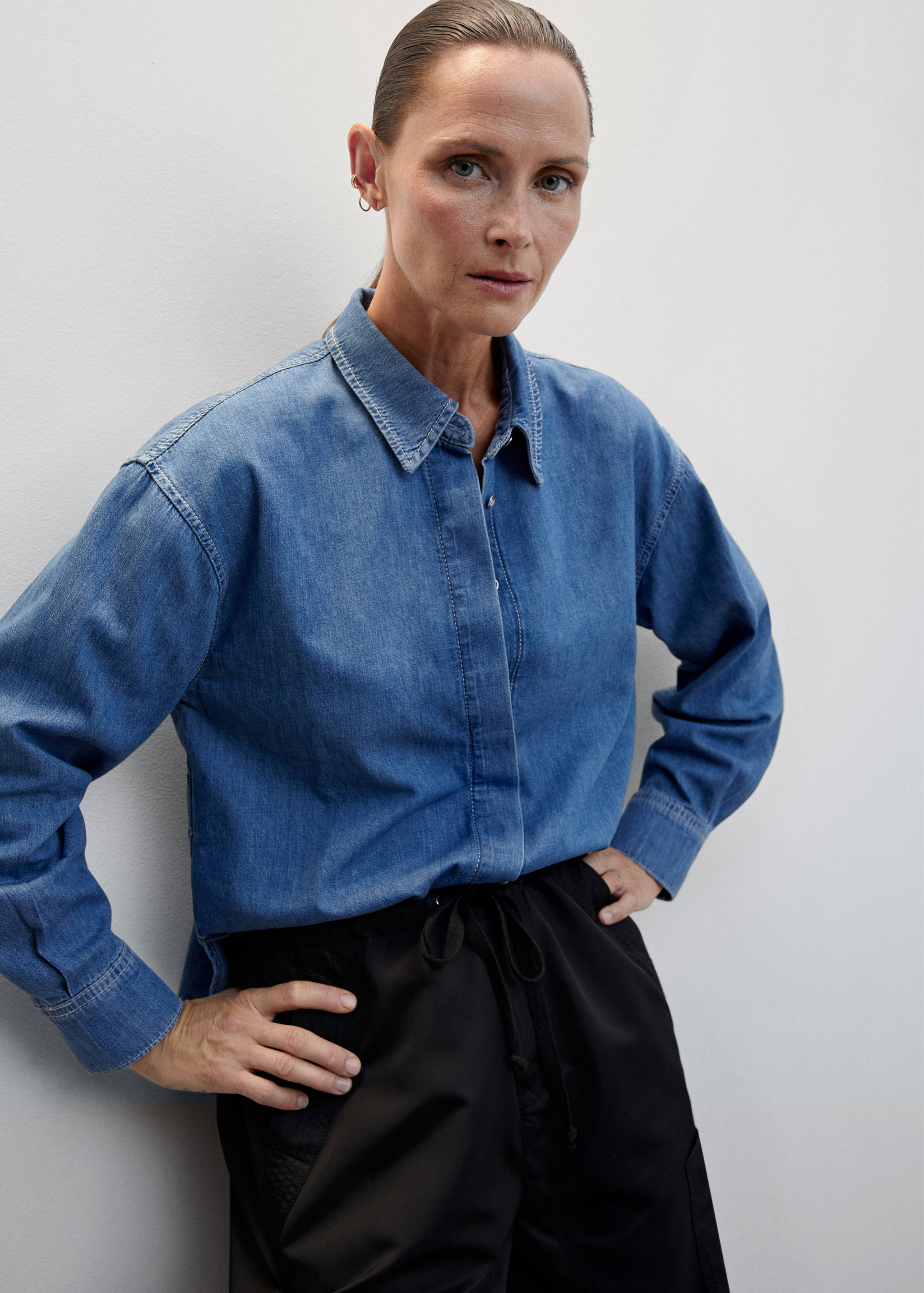 Camisa denim oversize - Detalle del artículo 6