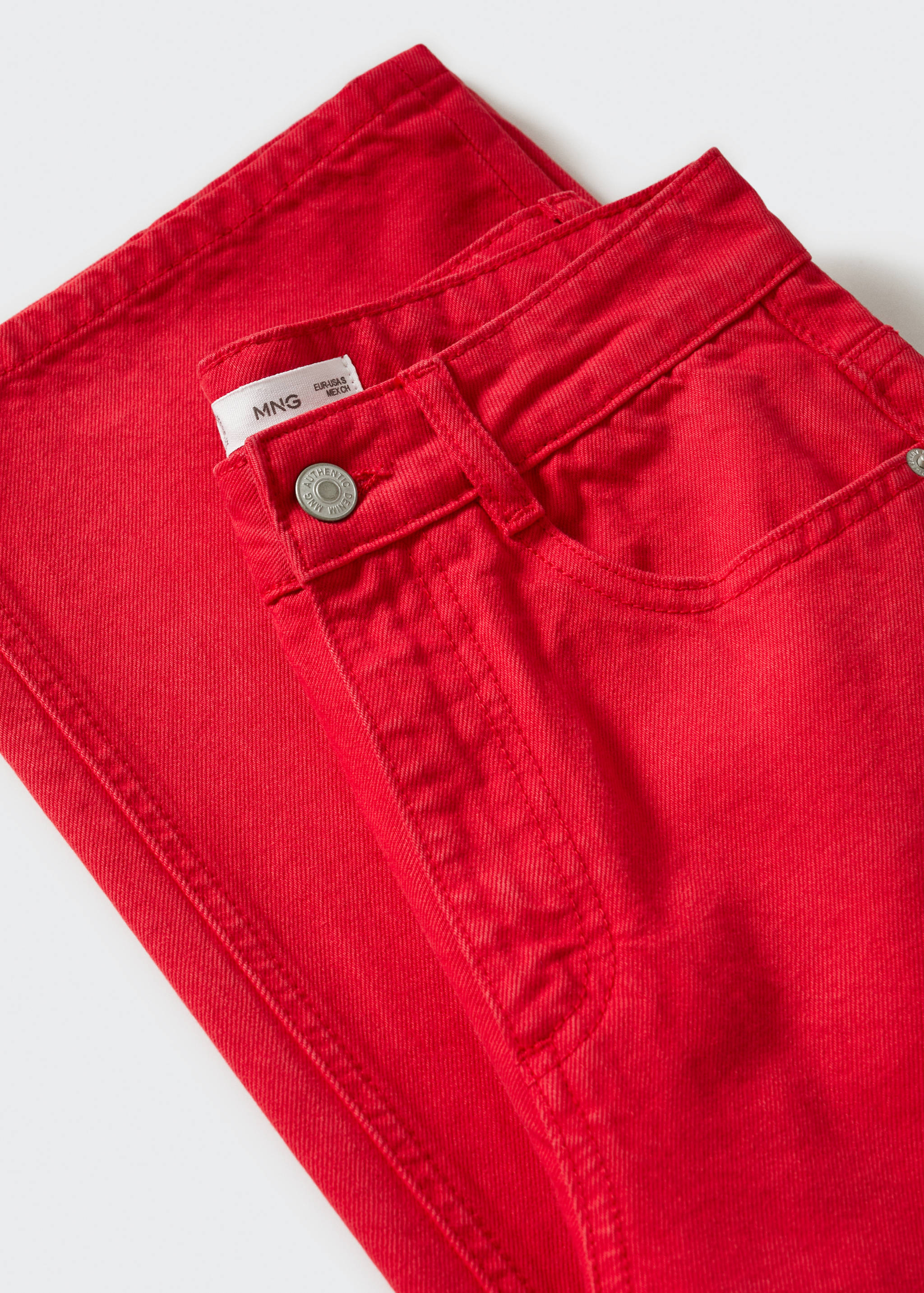 Jeans rectos tiro alto - Detalle del artículo 8