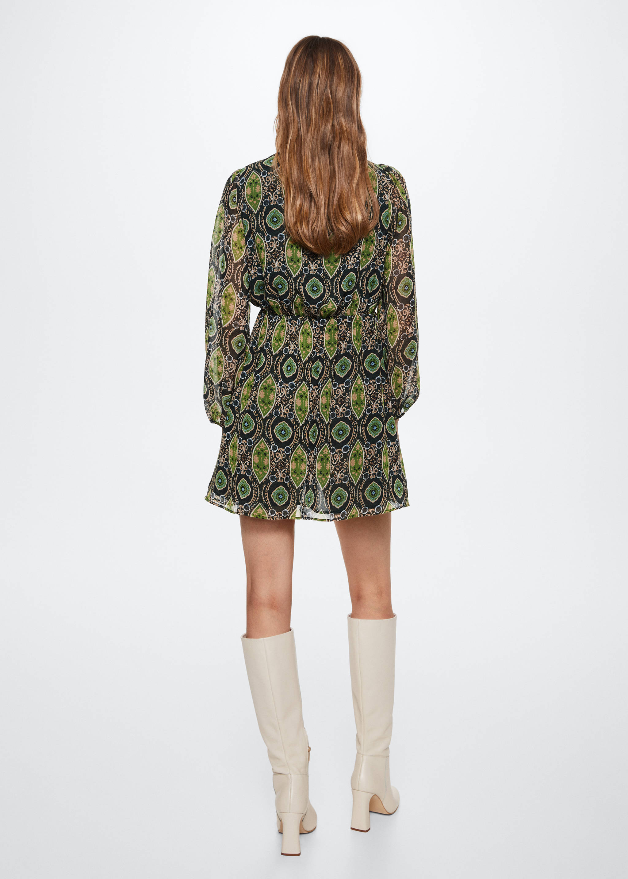 Vestit estampat barroc - Revers de l'article