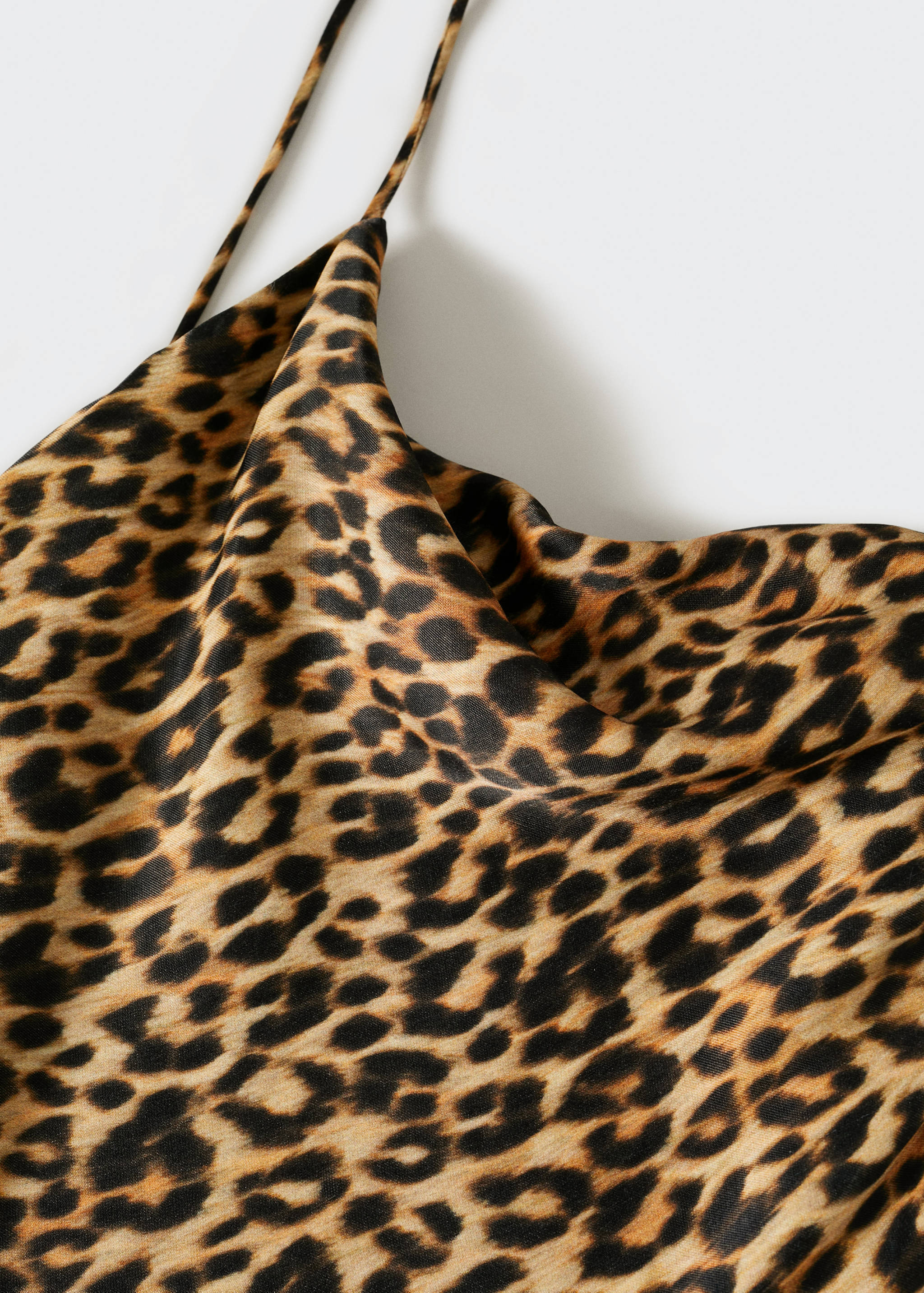 Flowy animal print dress - Details of the article 8