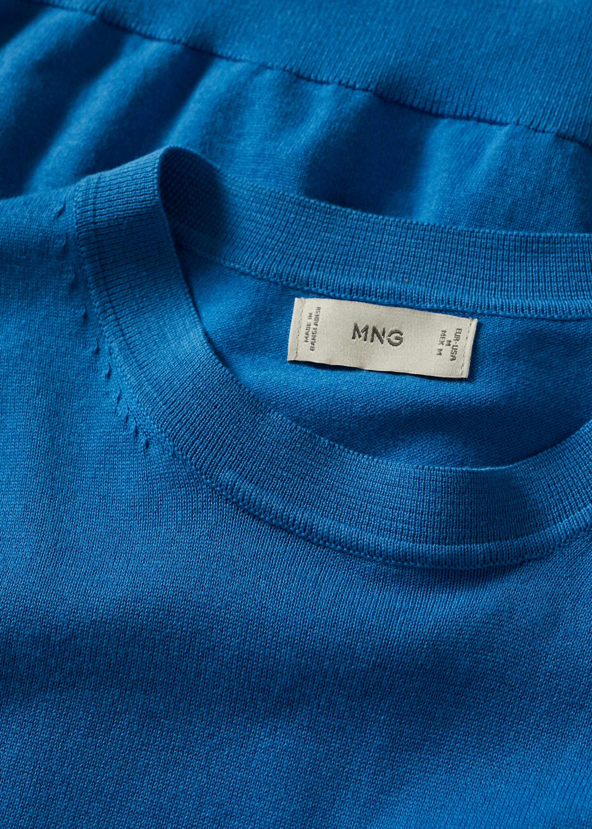 Knit cotton T-shirt - Details of the article 7