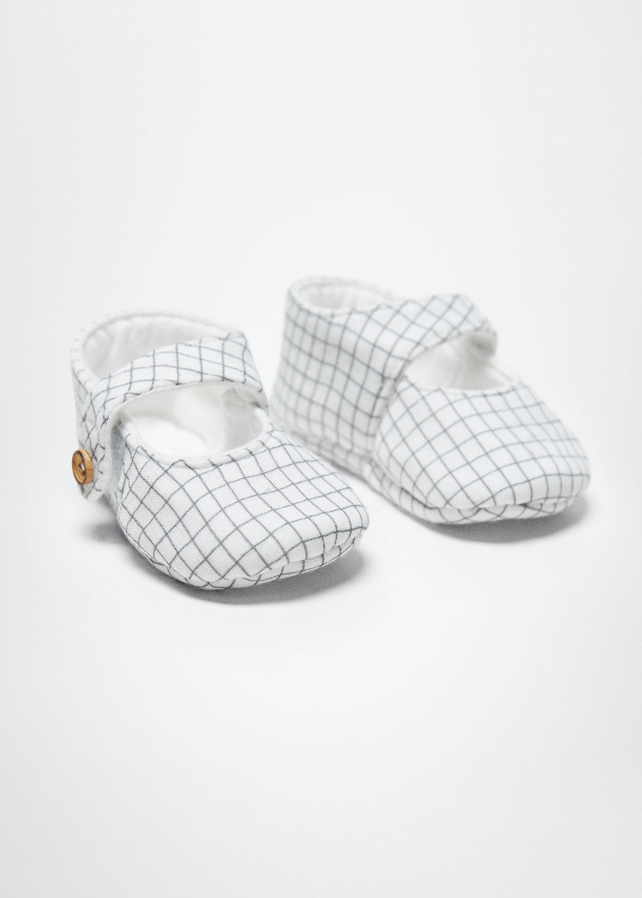 Sabates cotó quadres - Pla mig