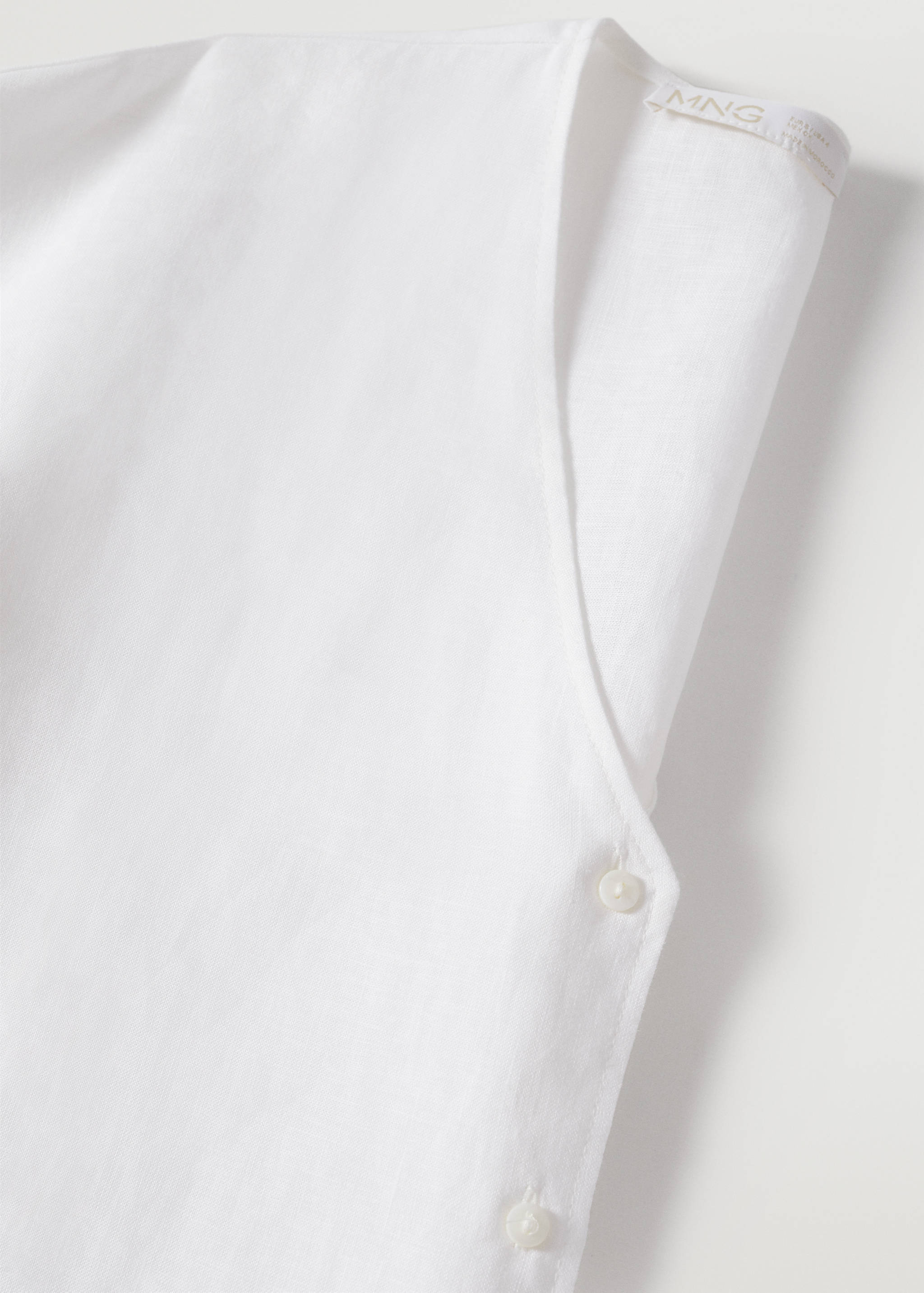 Bluse aus 100 % Leinen - Detail des Artikels 8