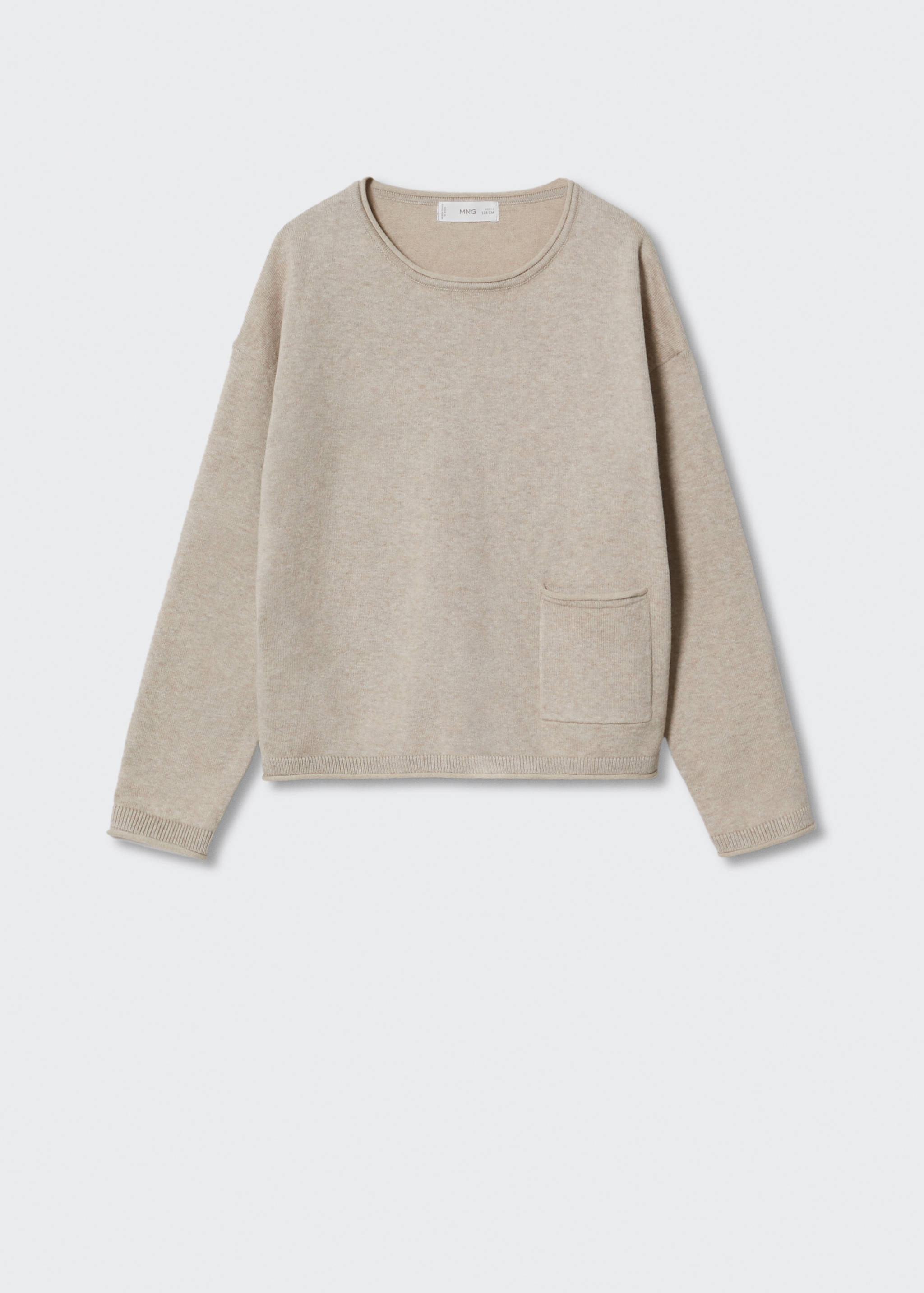 Pull-over coton poche - Article sans modèle