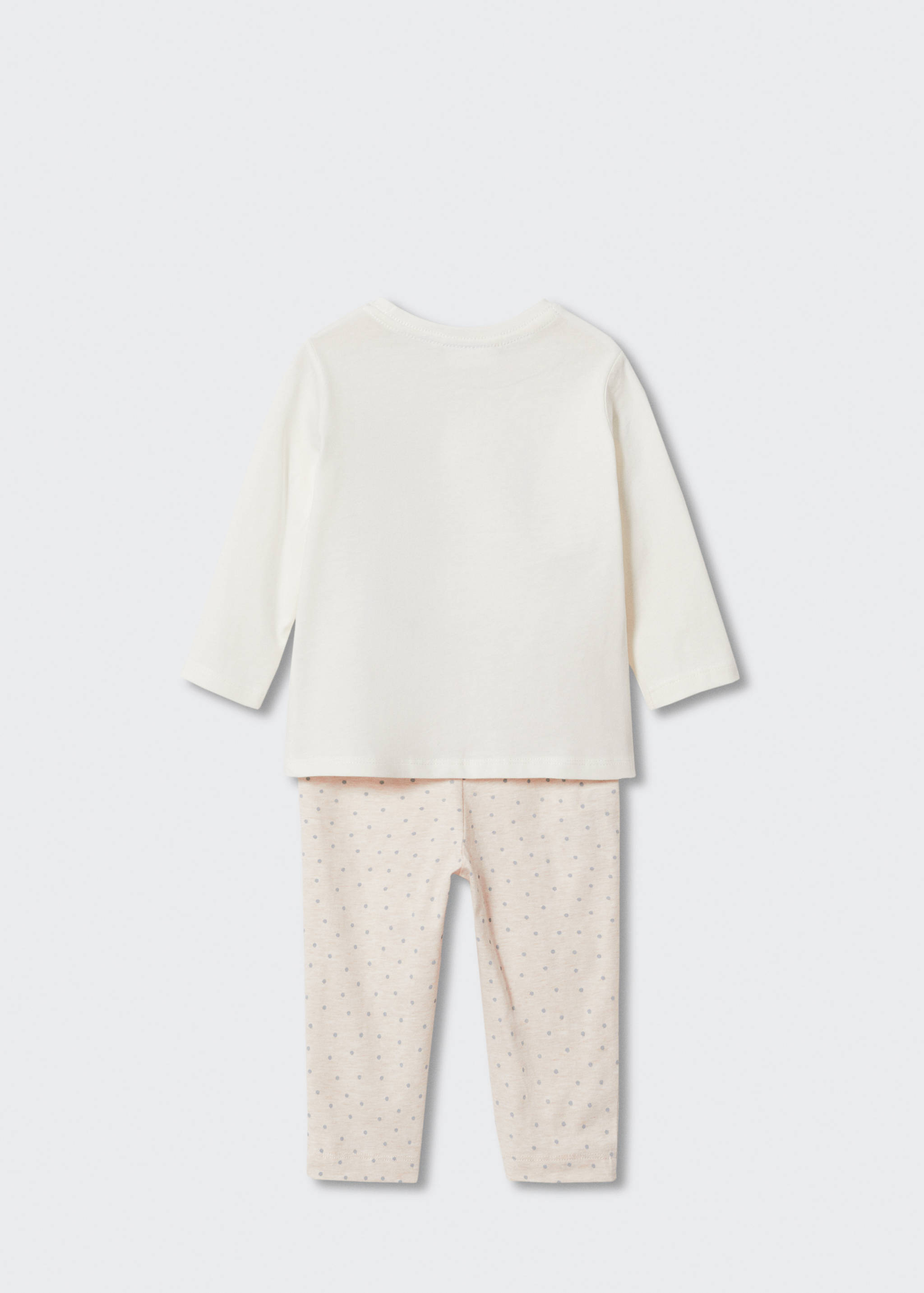 Bavlněné pyžamo s potiskem - Zadní strana zboží