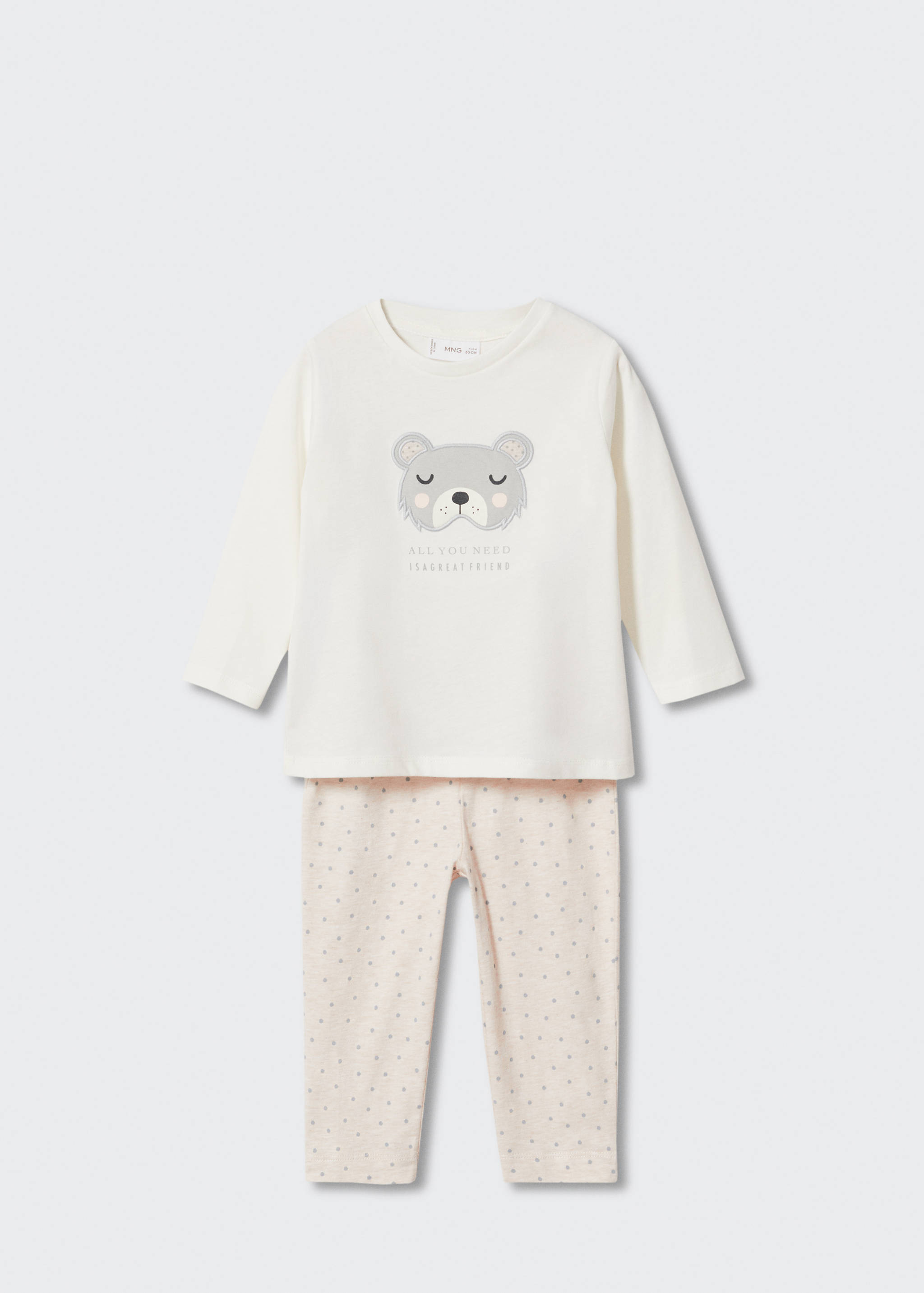 Bavlněné pyžamo s potiskem - Detail zboží 8