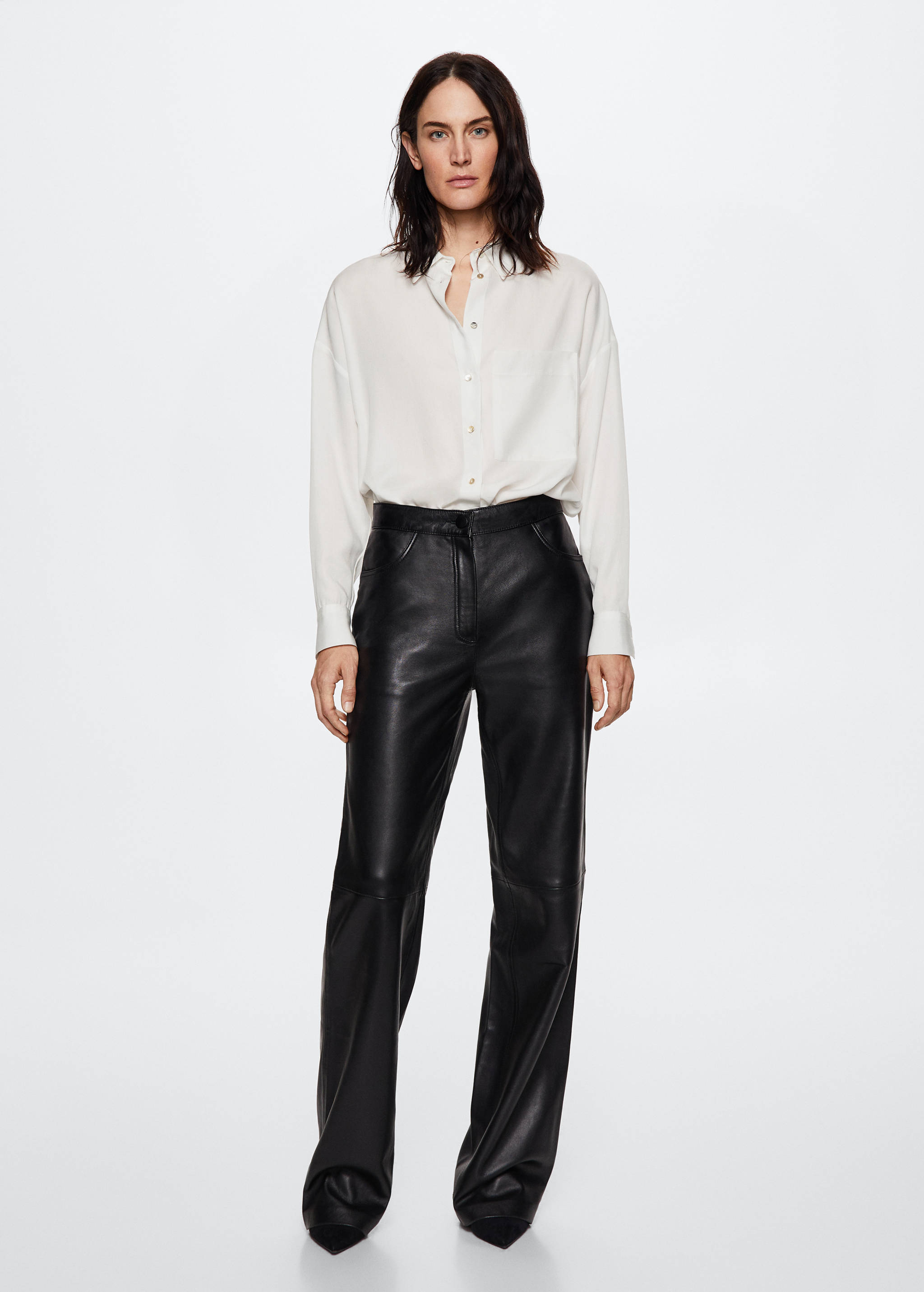 Camisa de 100% liocel - Plano geral