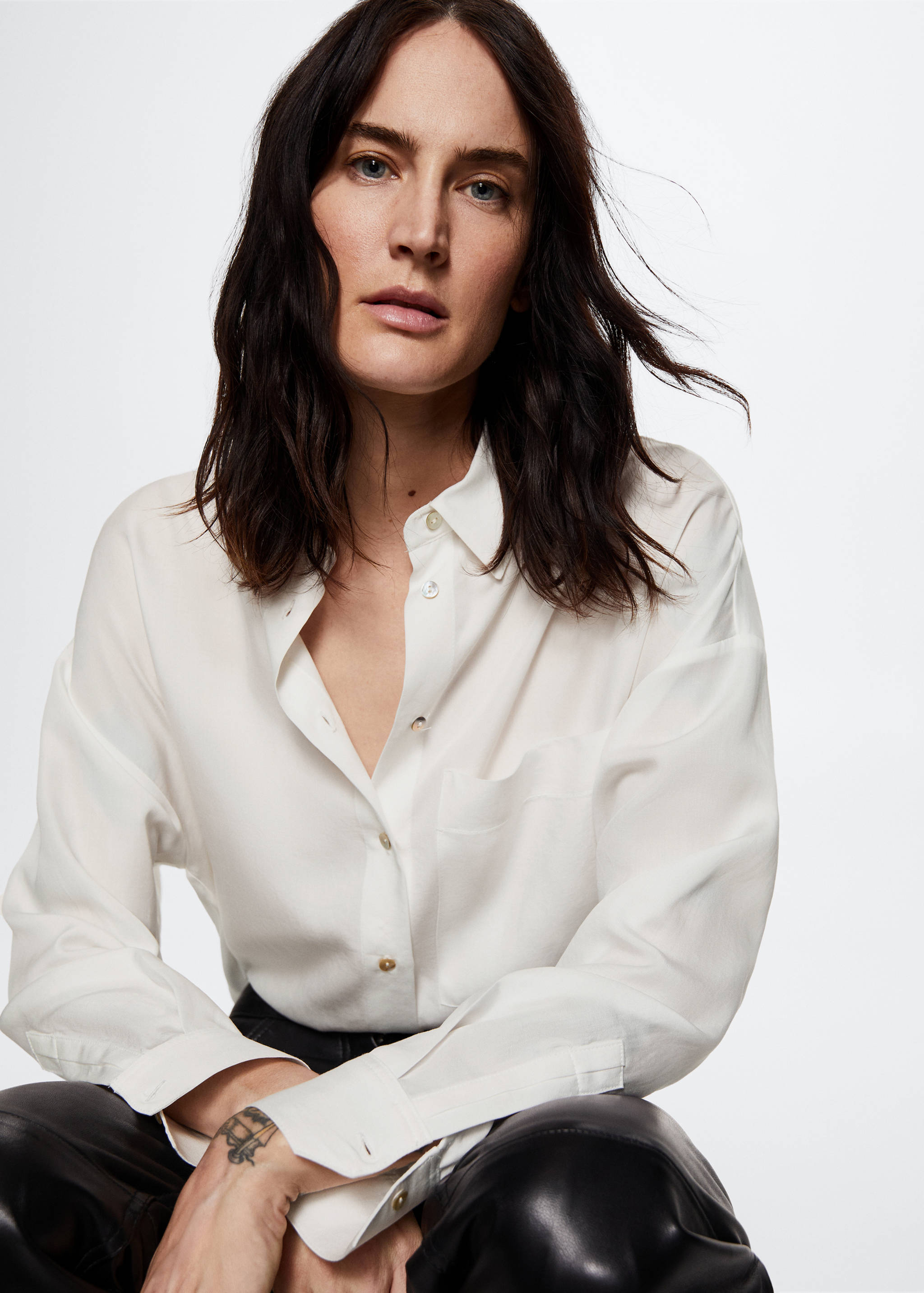 Camisa de 100% liocel - Pormenor do artigo 4