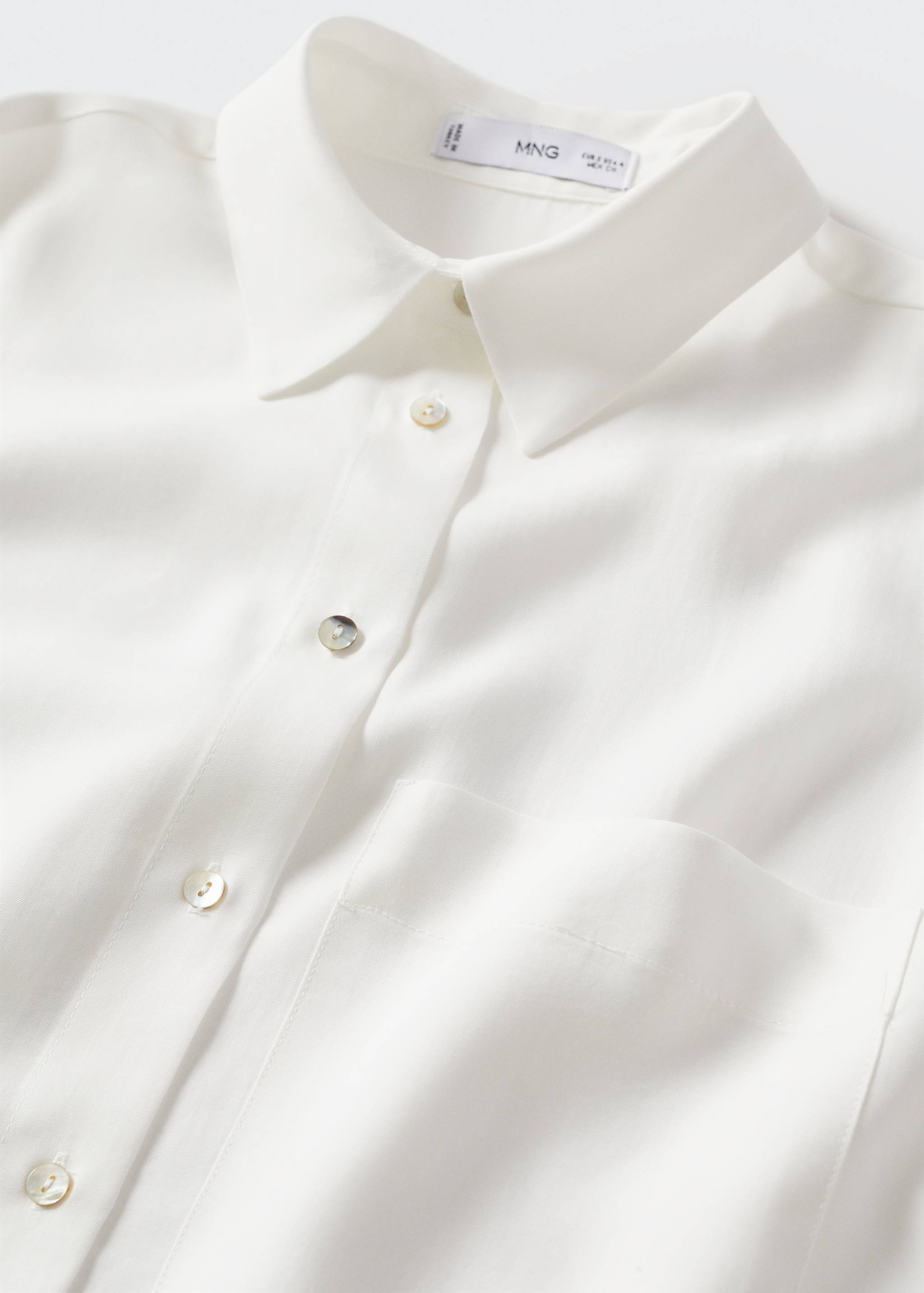 Camisa de 100% liocel - Pormenor do artigo 8