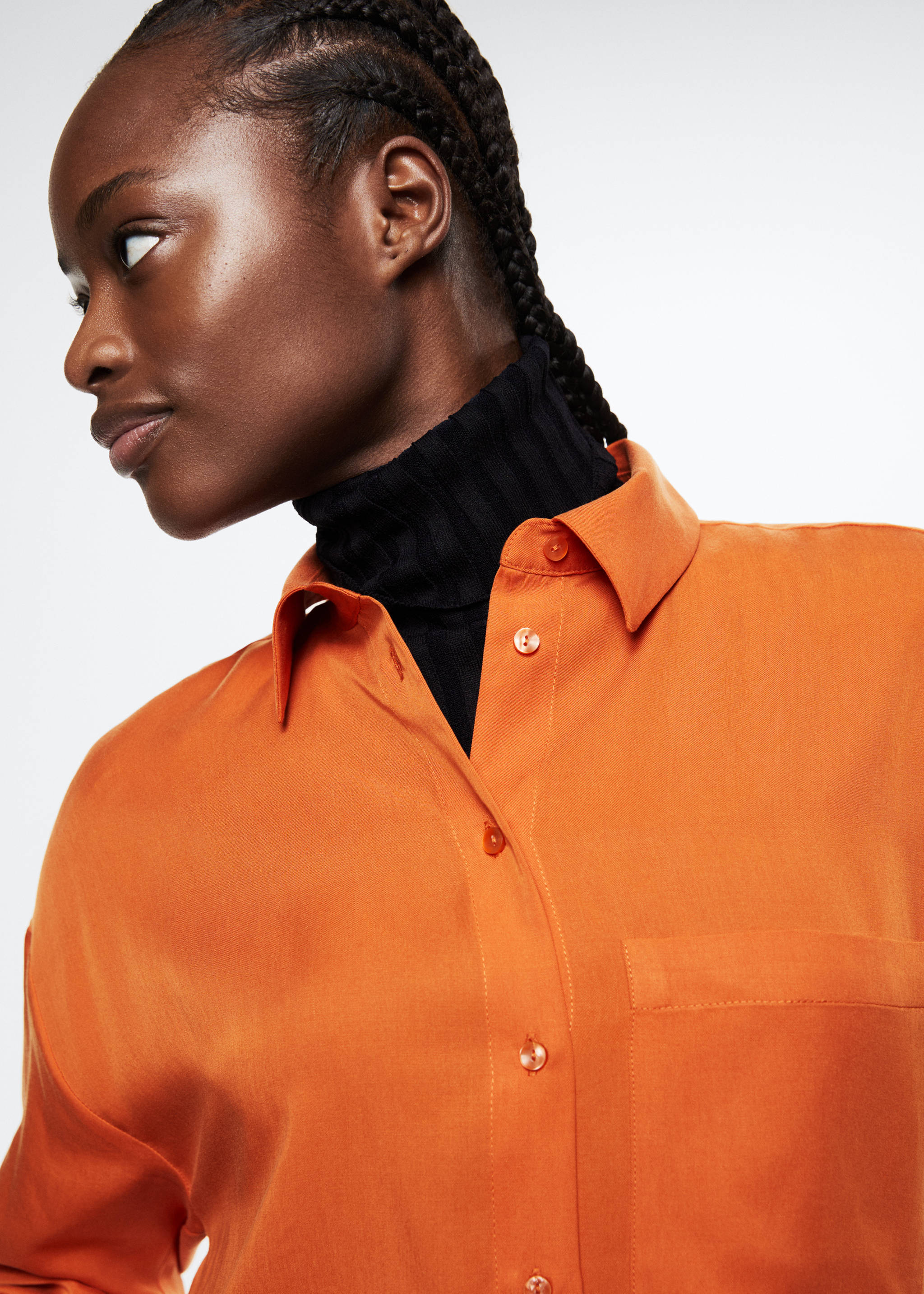 Camisa de 100% liocel - Pormenor do artigo 1