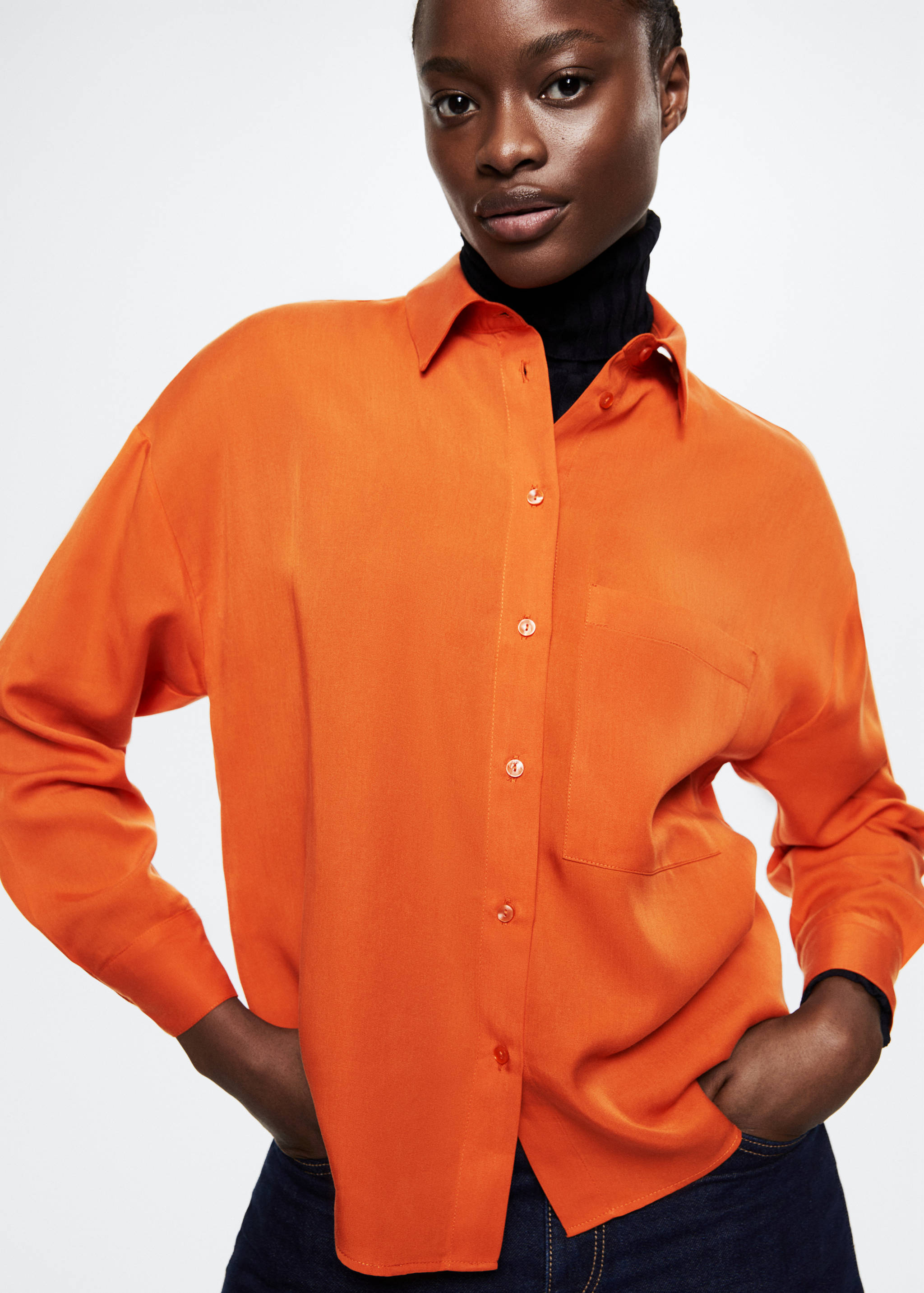 Camisa de 100% liocel - Pormenor do artigo 4