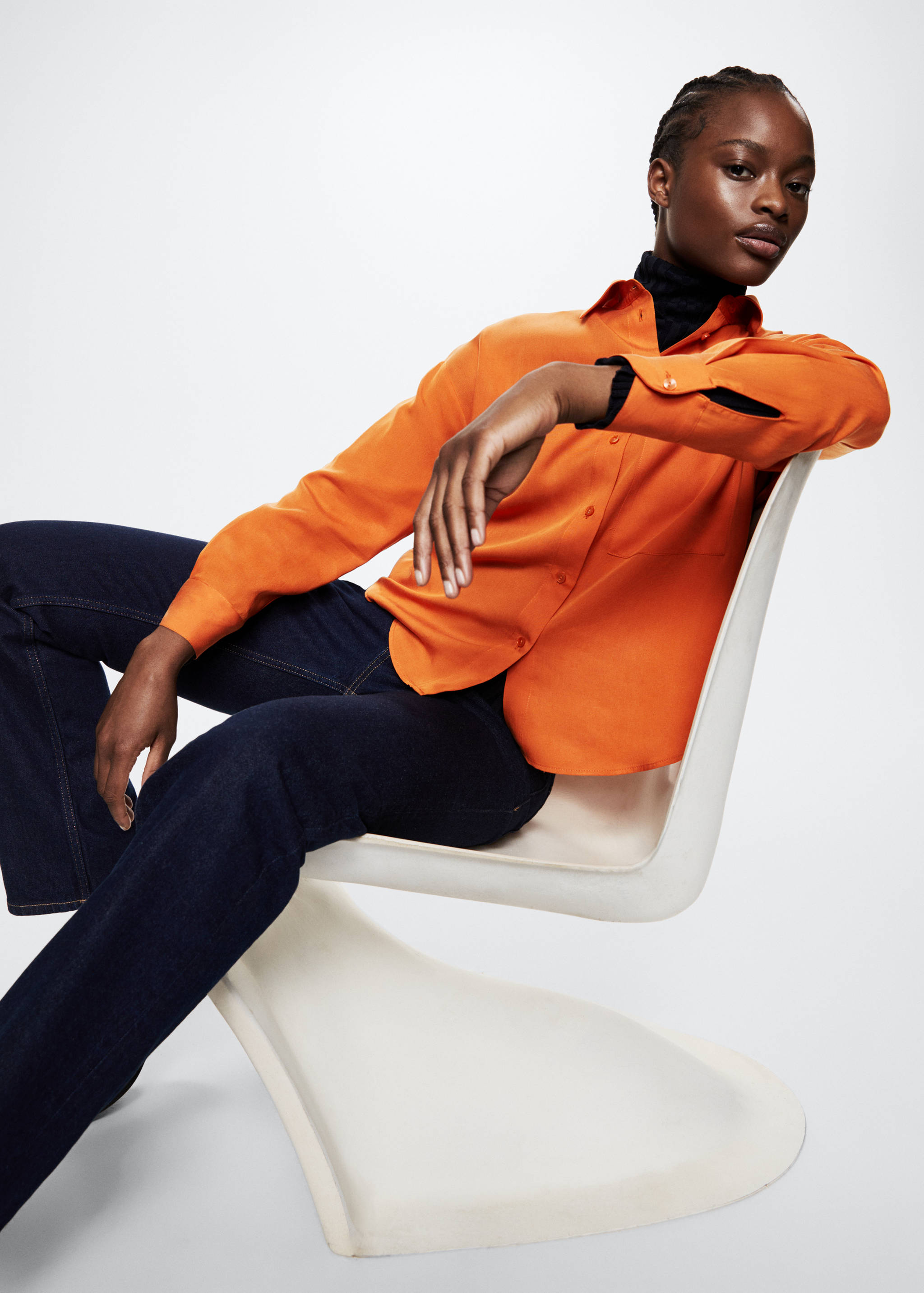 Camisa de 100% liocel - Pormenor do artigo 2