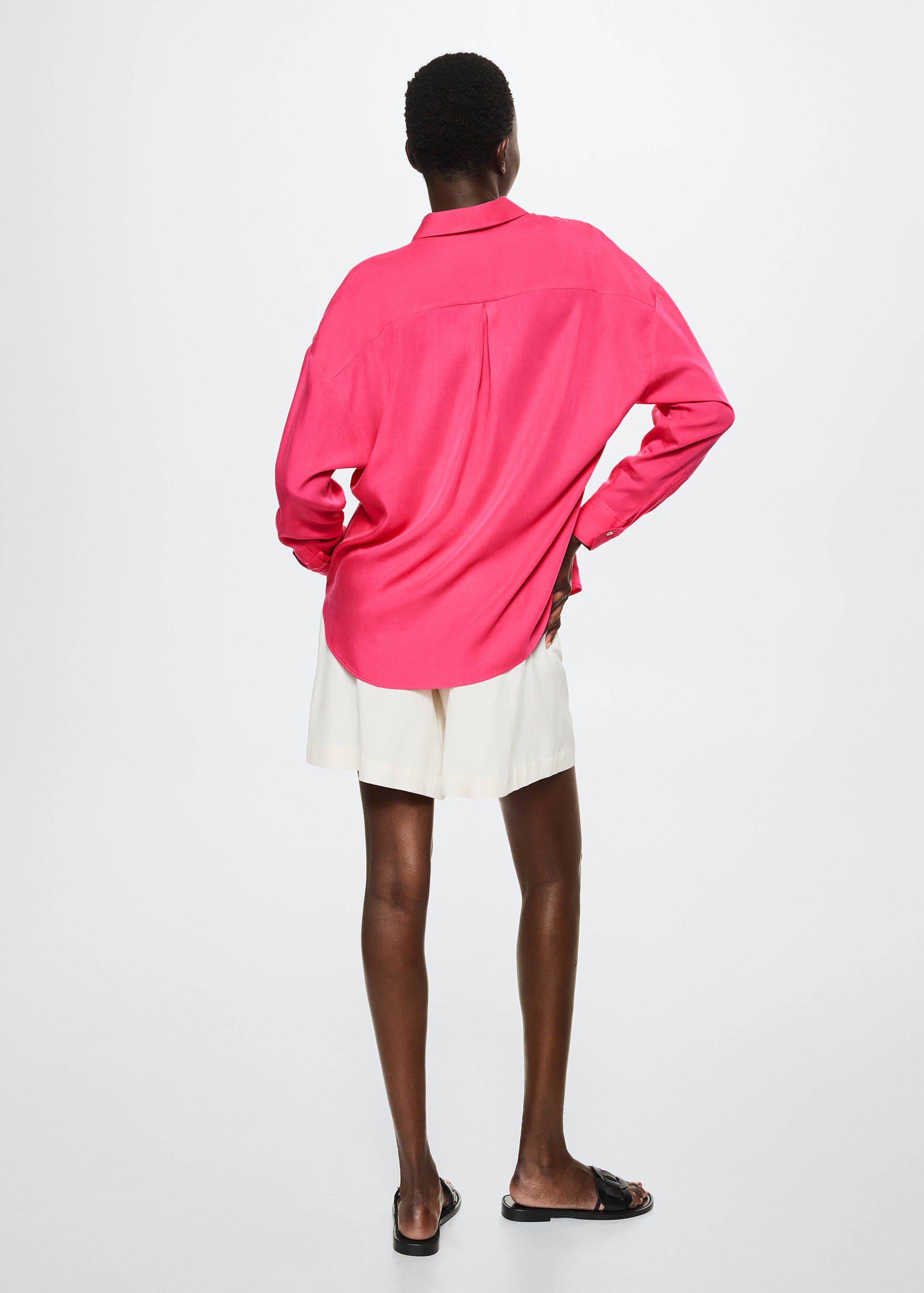 Camisa de 100% liocel - Verso do artigo