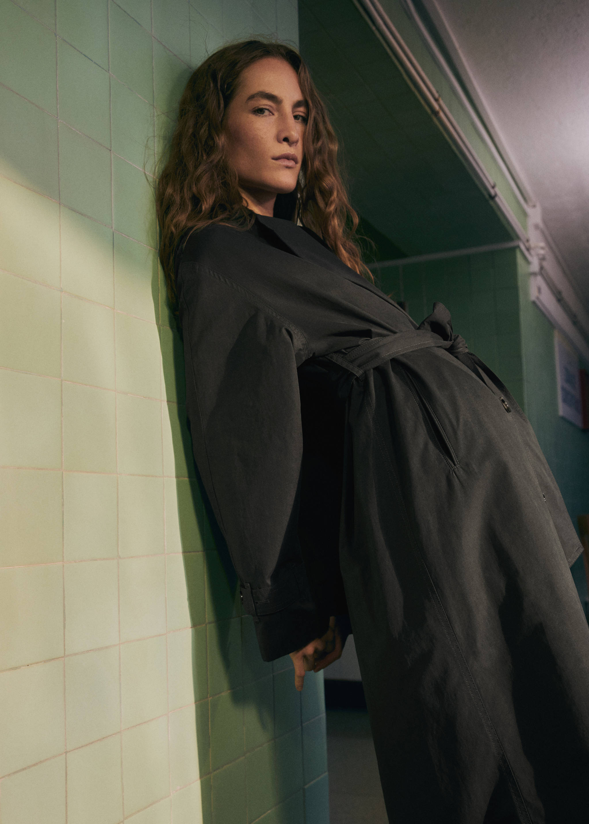 Oversized katoenen trenchcoat - Detail van het artikel 6