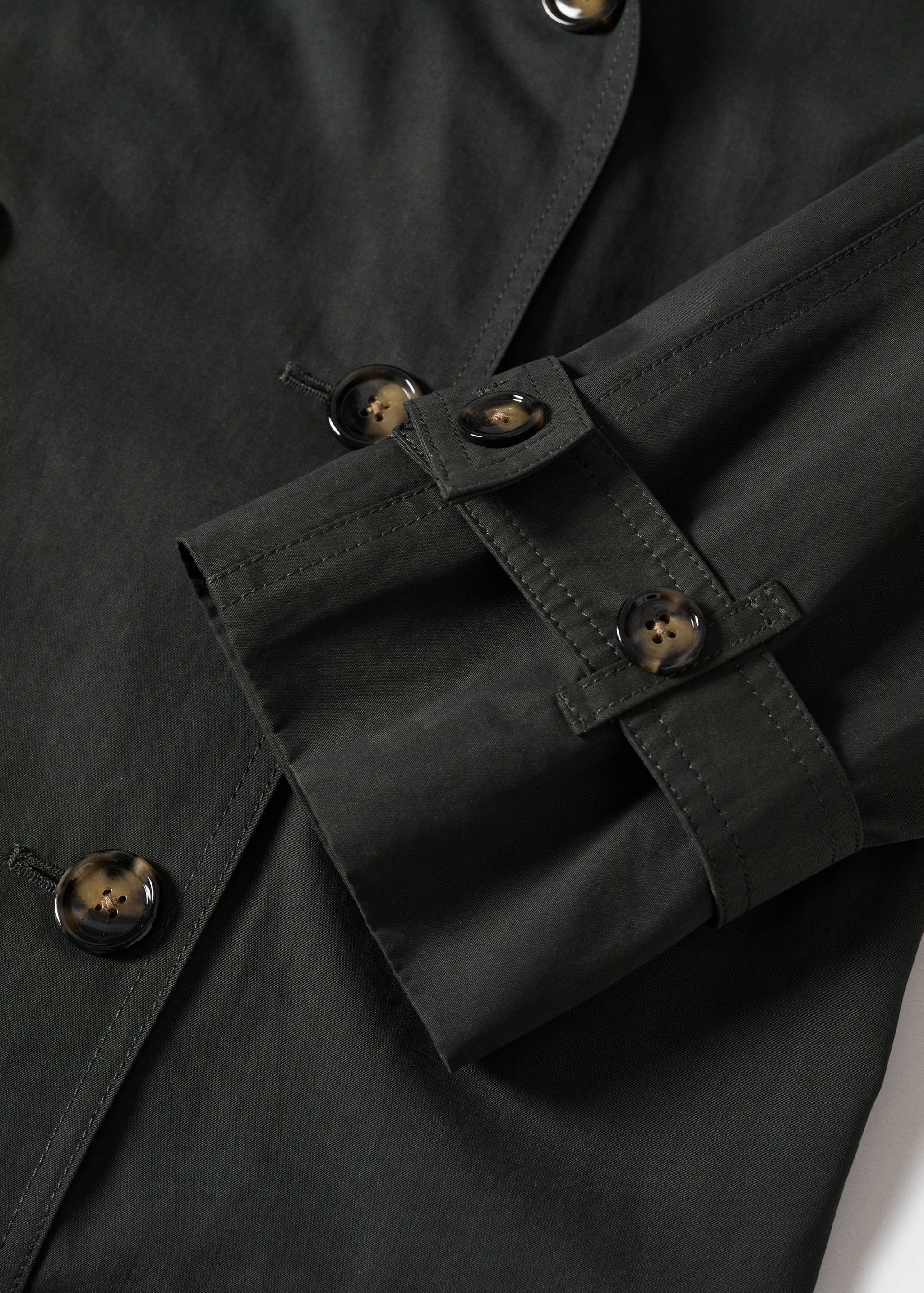 Oversized katoenen trenchcoat - Detail van het artikel 8
