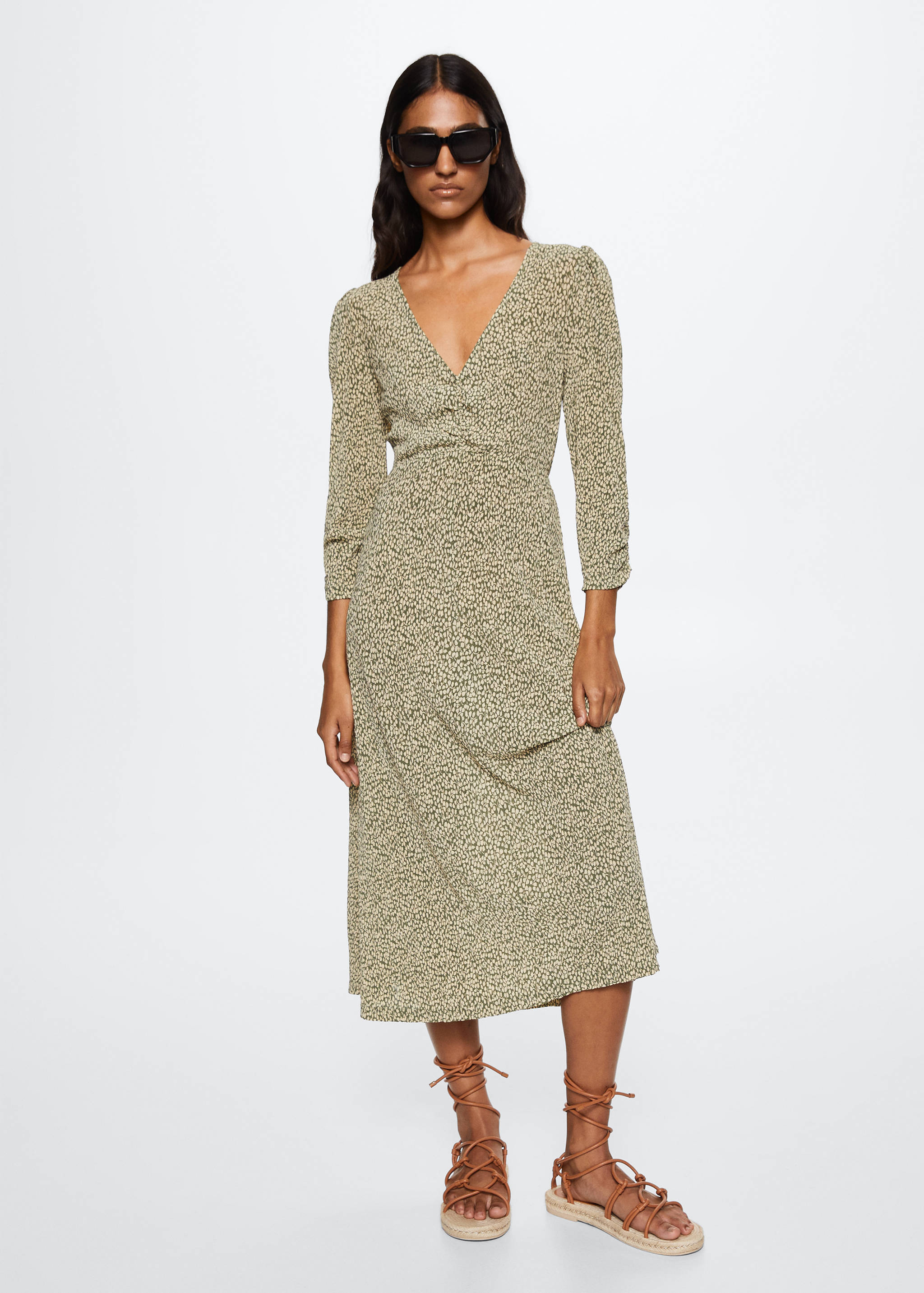 Robe plissée imprimée - Plan général