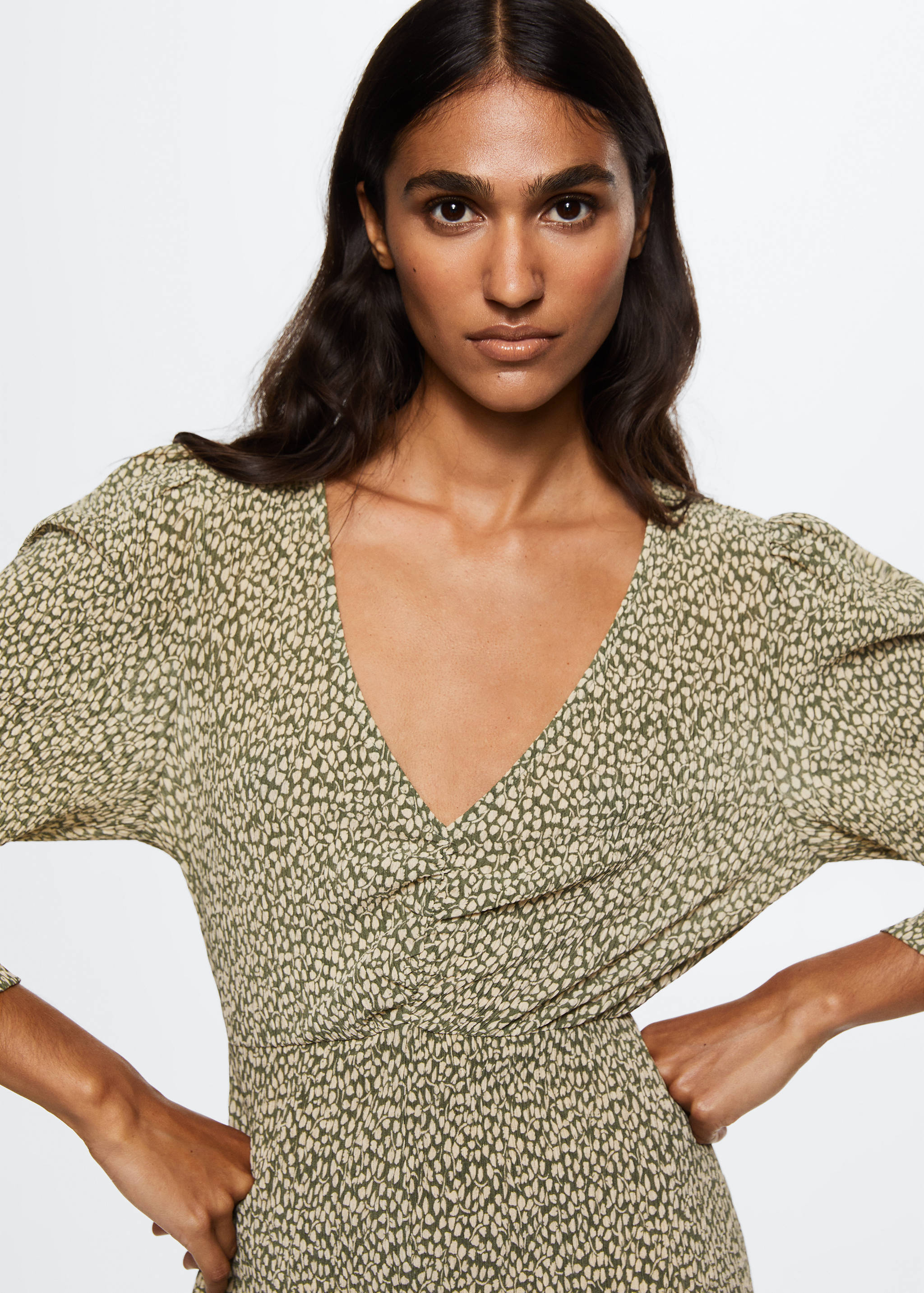 Robe plissée imprimée - Détail de l'article 2