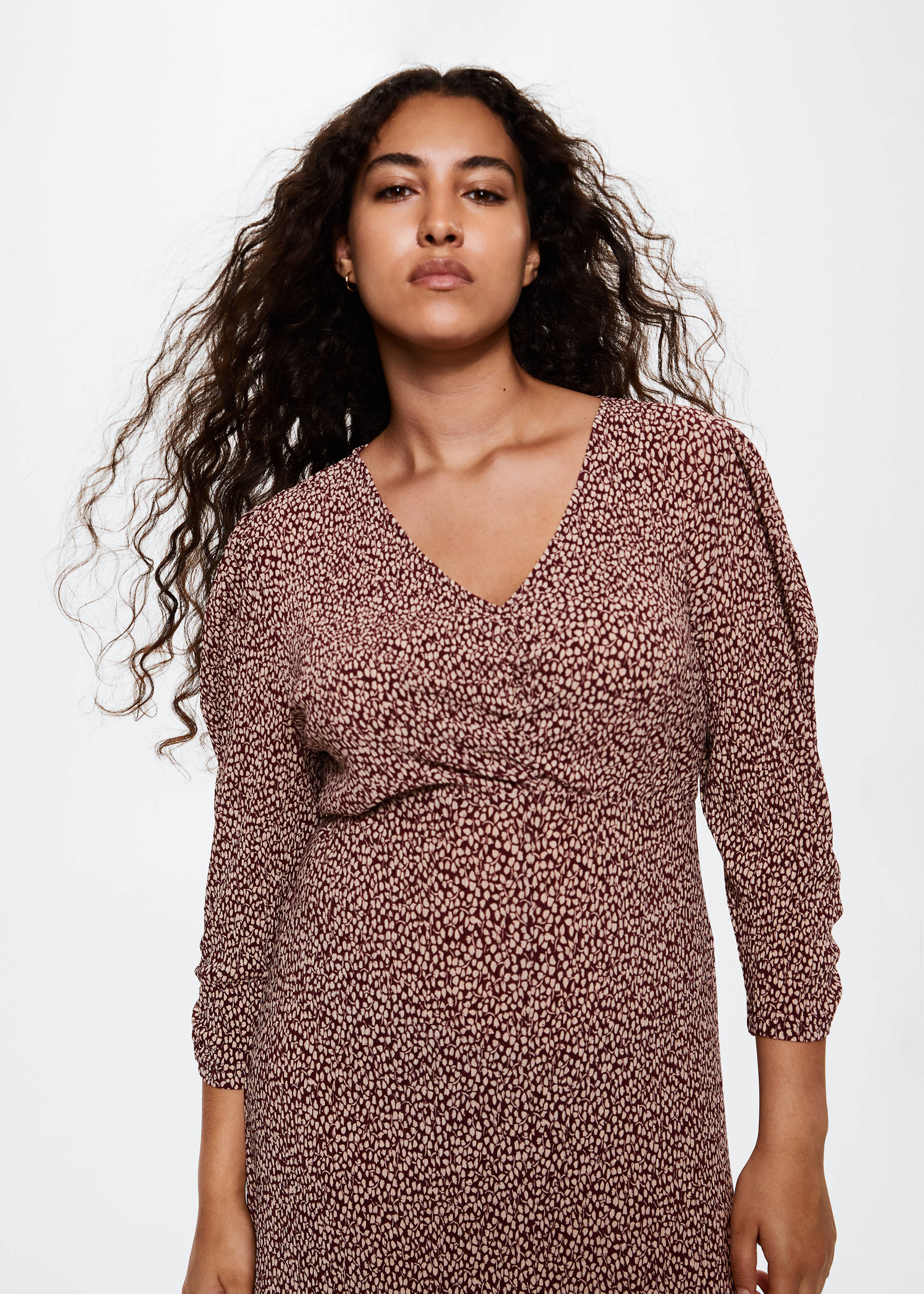 Robe plissée imprimée - Détail de l'article 4