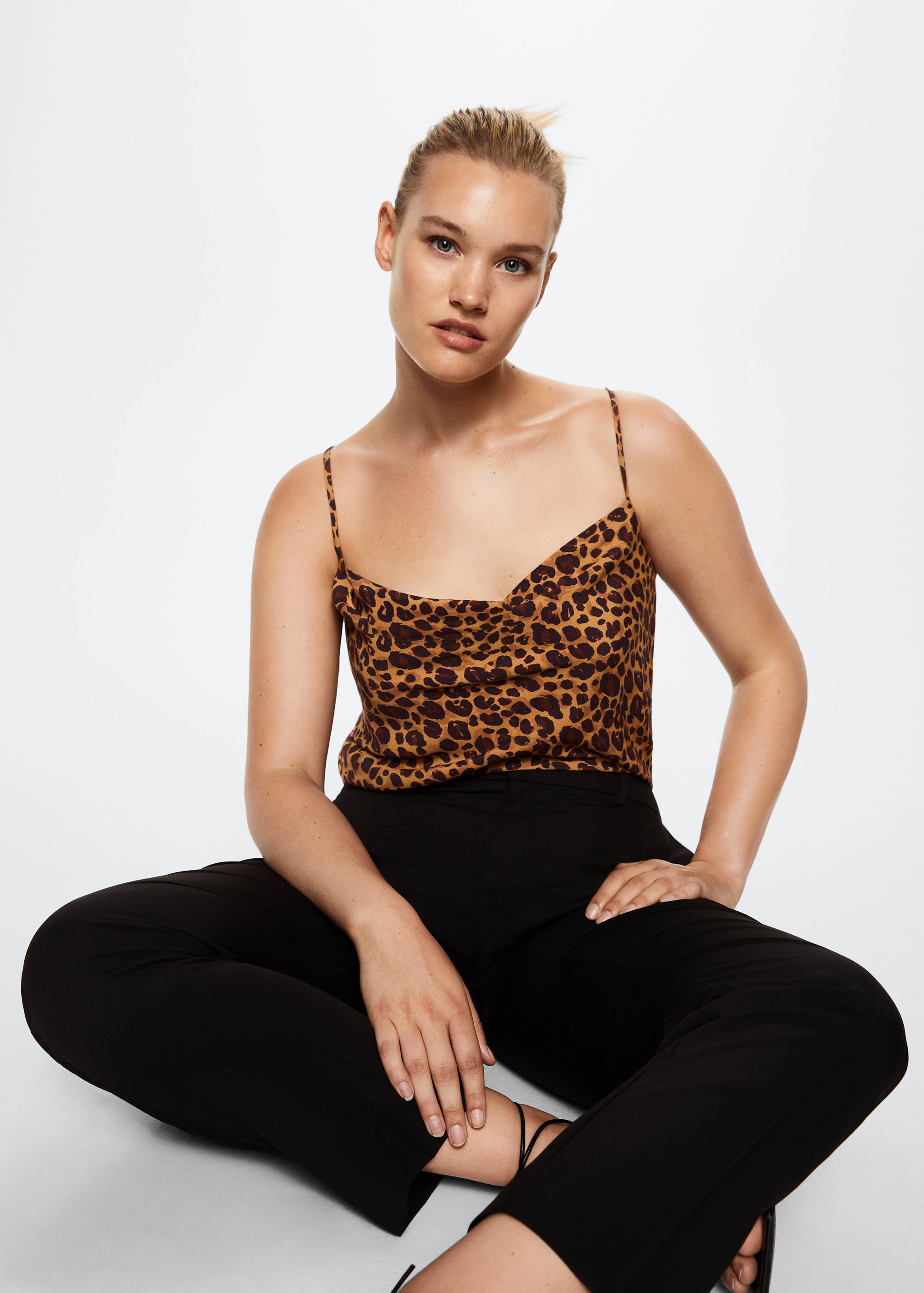 Top style lingerie imprimé - Détail de l'article 4