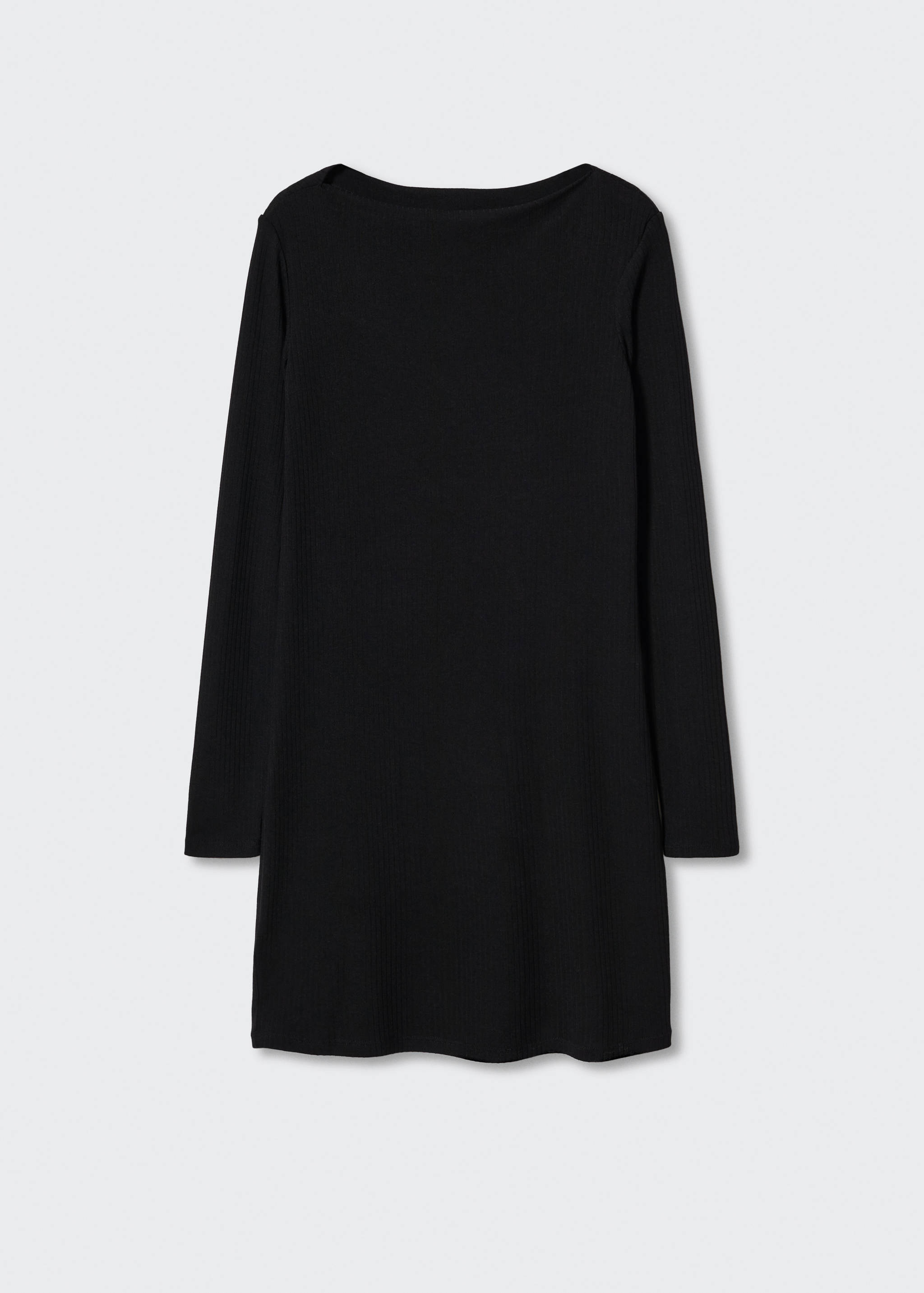 Ribbed short dress - Article without model